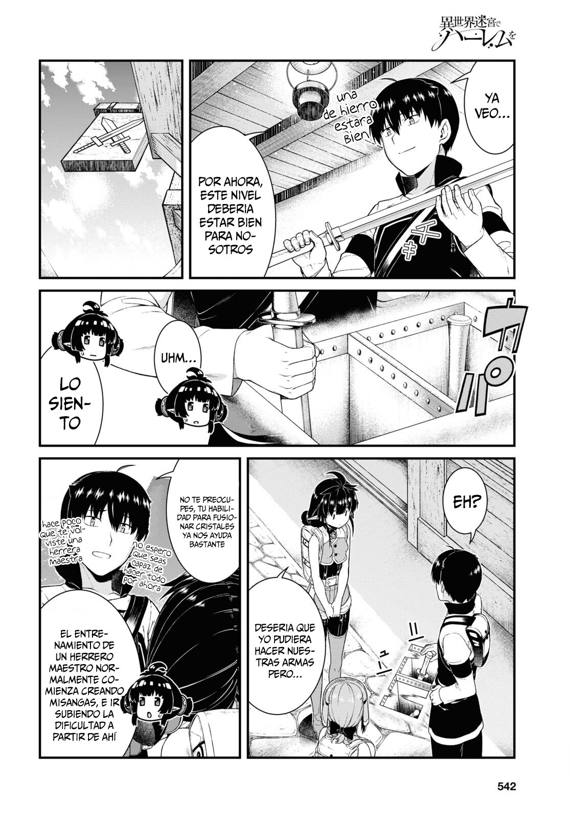 Isekai Meikyuu de Dorei Harem wo Capitulo 21.4 página 6