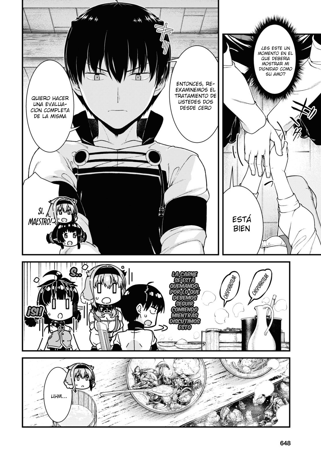 Isekai Meikyuu de Dorei Harem wo Capitulo 21.6 página 10