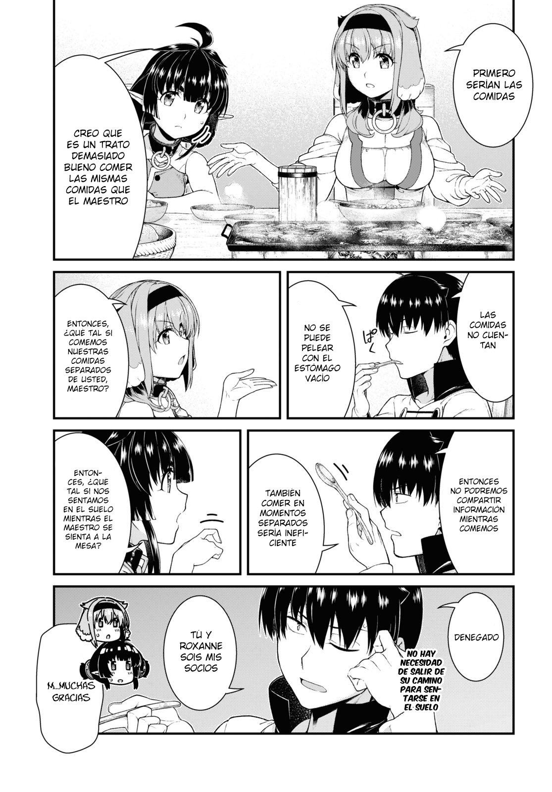 Isekai Meikyuu de Dorei Harem wo Capitulo 21.6 página 11