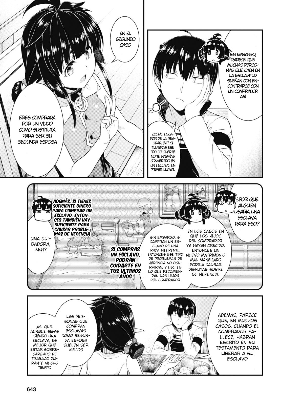 Isekai Meikyuu de Dorei Harem wo Capitulo 21.6 página 5