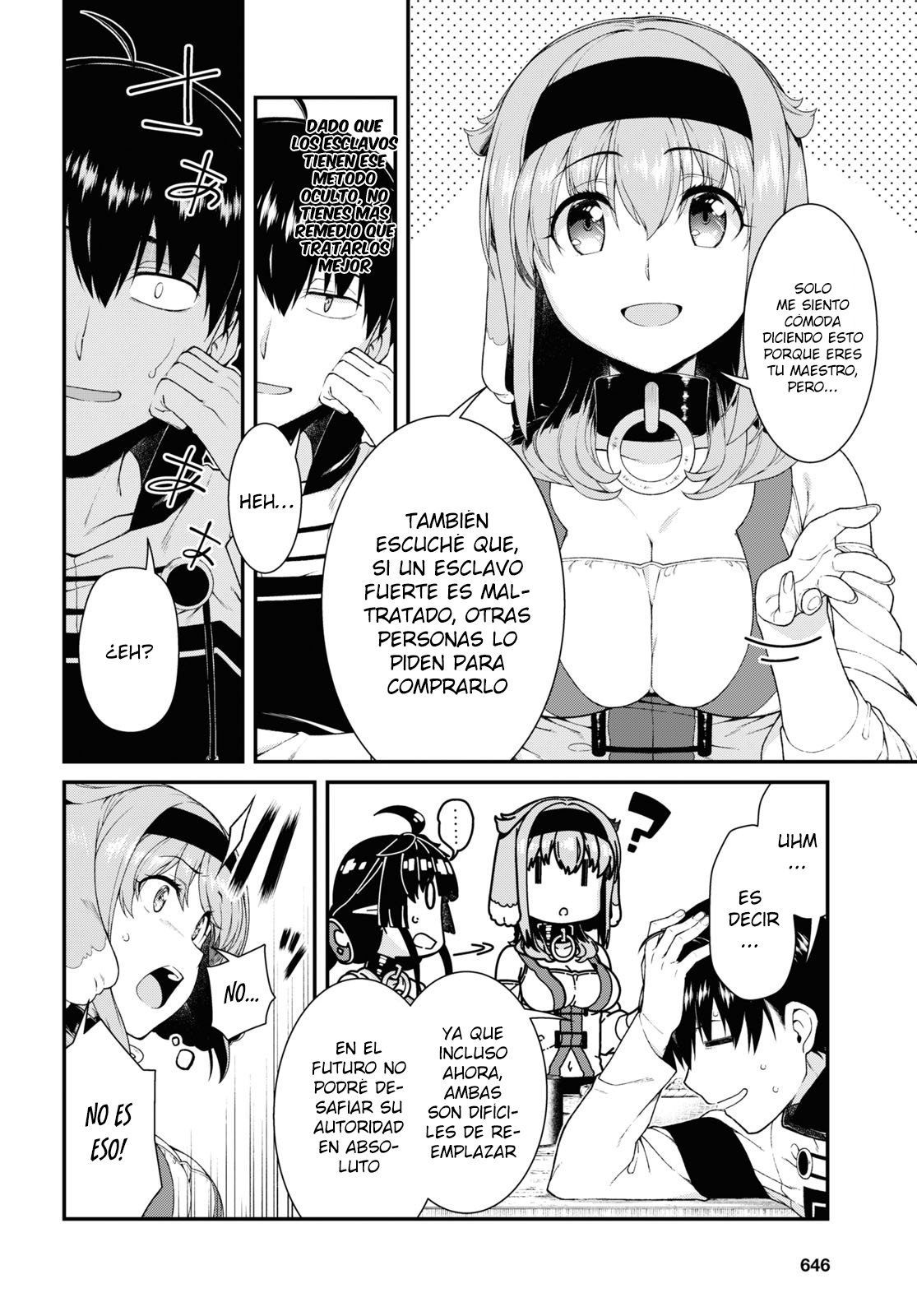 Isekai Meikyuu de Dorei Harem wo Capitulo 21.6 página 8