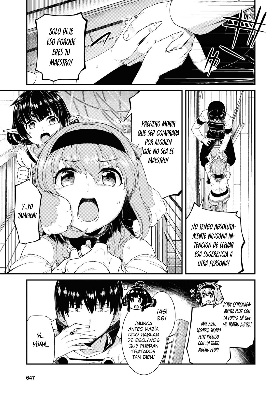 Isekai Meikyuu de Dorei Harem wo Capitulo 21.6 página 9