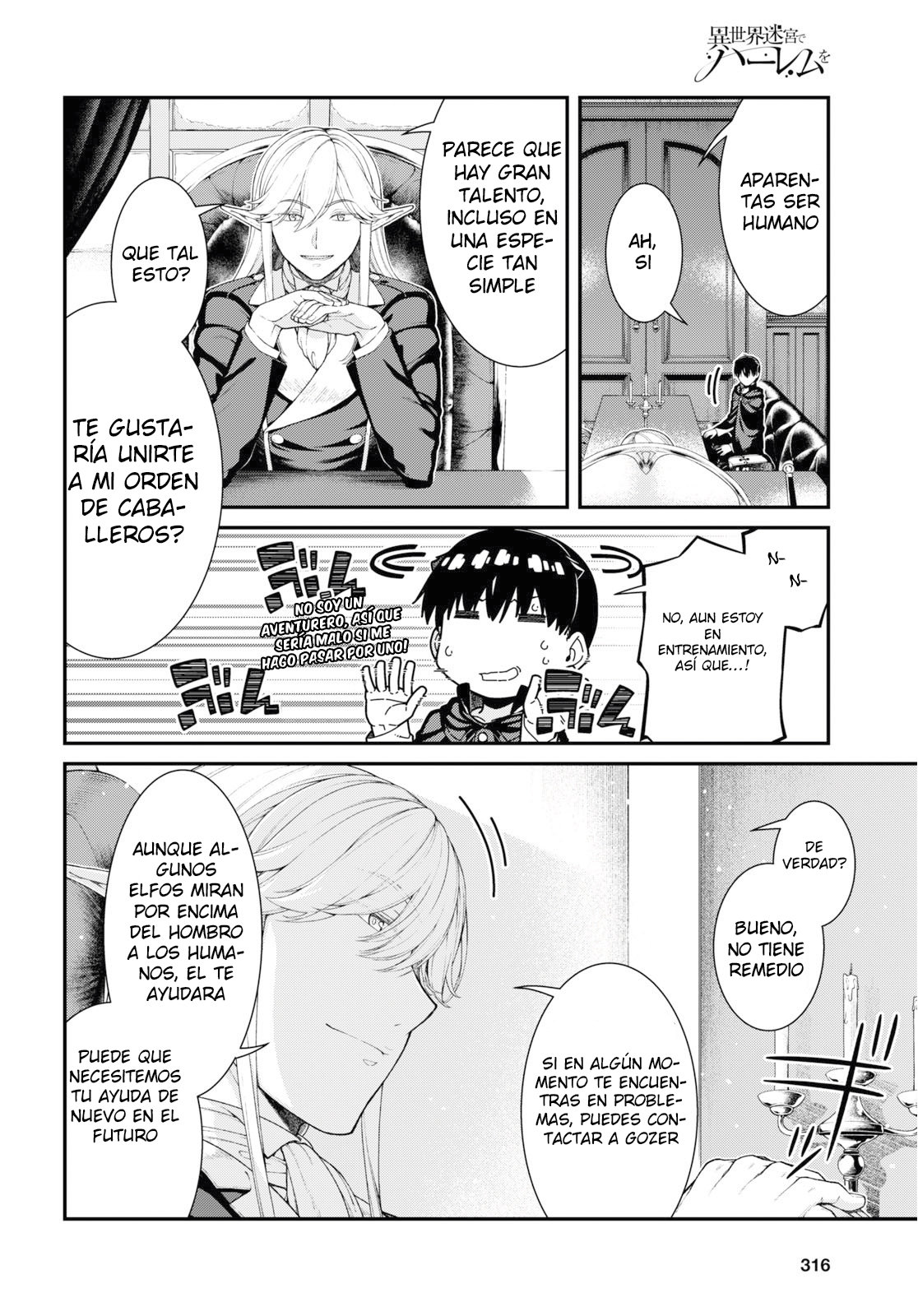 Isekai Meikyuu de Dorei Harem wo Capitulo 22.2 página 8
