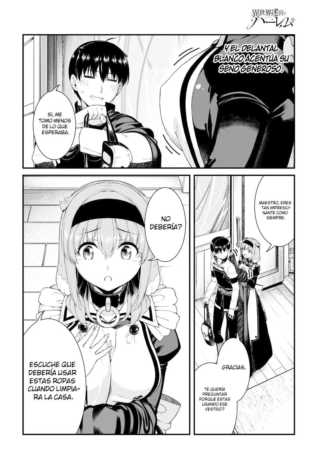 Isekai Meikyuu de Dorei Harem wo Capitulo 22.3 página 4