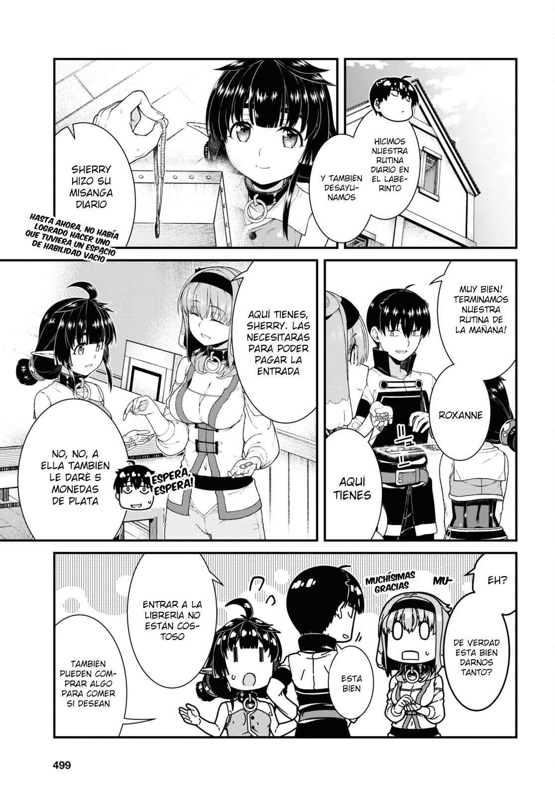 Isekai Meikyuu de Dorei Harem wo Capitulo 22 página 13