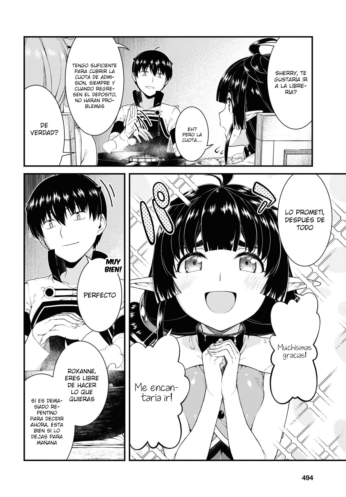 Isekai Meikyuu de Dorei Harem wo Capitulo 22 página 8