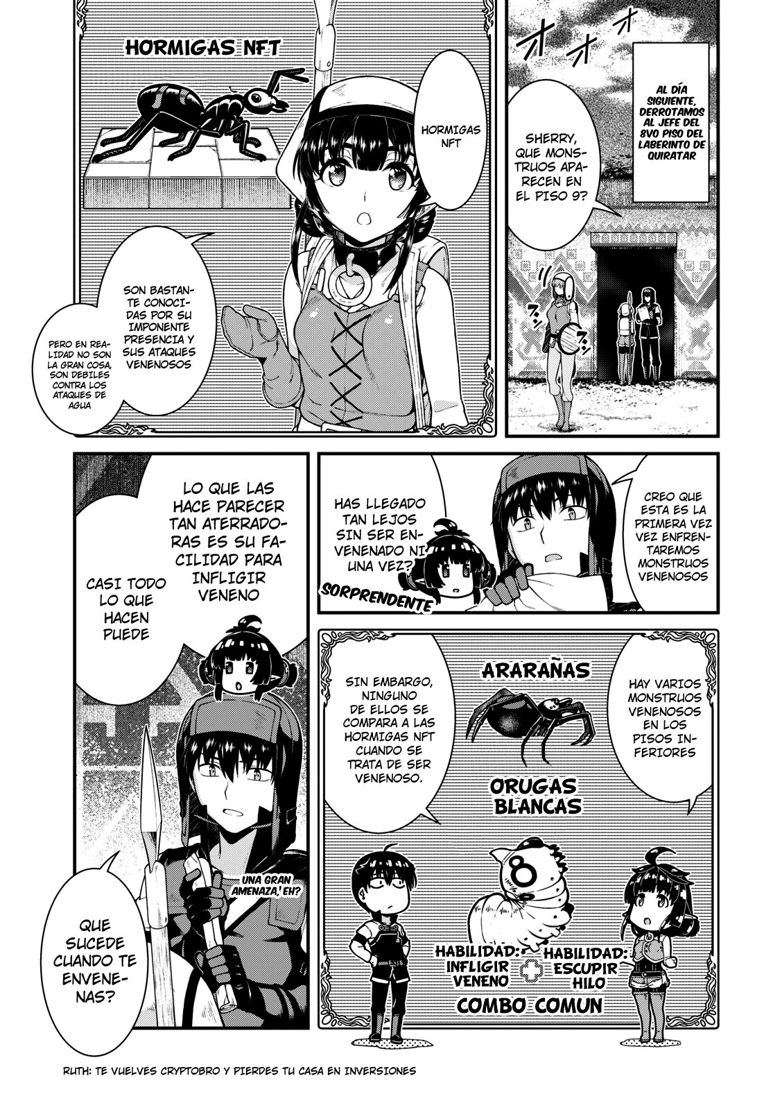 Isekai Meikyuu de Dorei Harem wo Capitulo 23.2 página 5