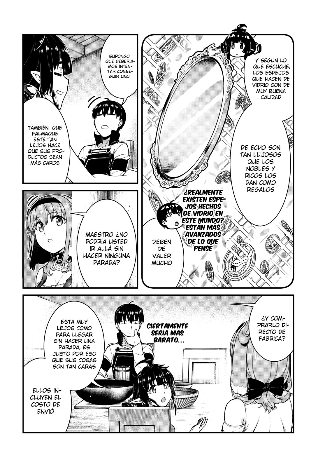 Isekai Meikyuu de Dorei Harem wo Capitulo 23.4 página 4