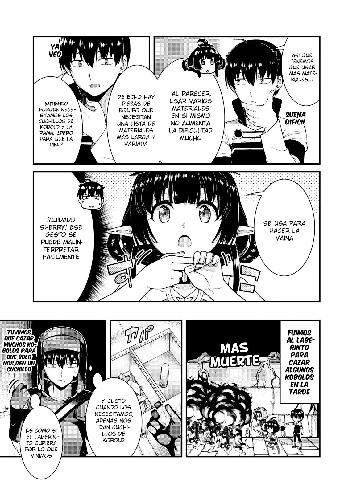 Isekai Meikyuu de Dorei Harem wo Capitulo 23.4 página 9
