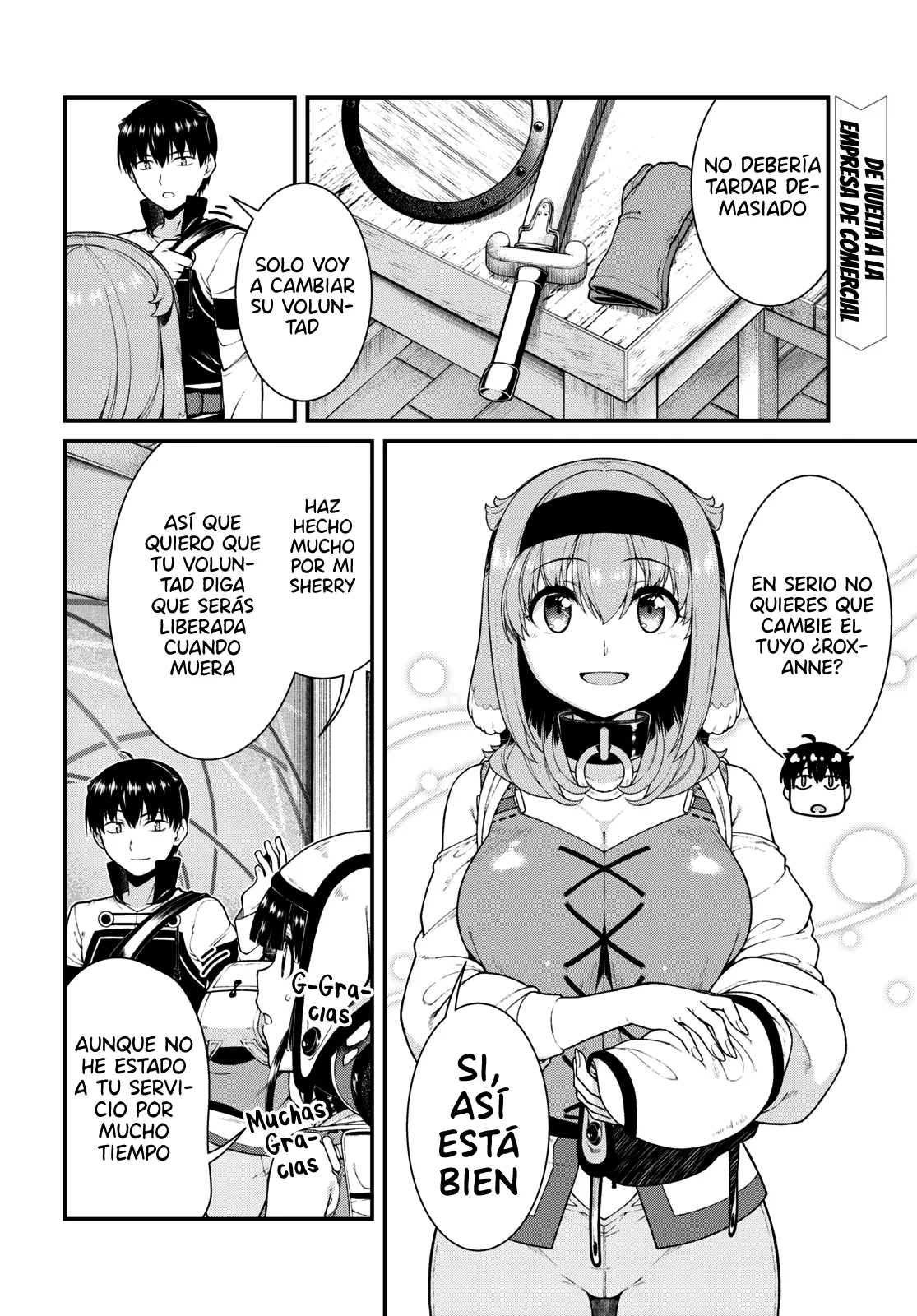 Isekai Meikyuu de Dorei Harem wo Capitulo 23.6 página 4