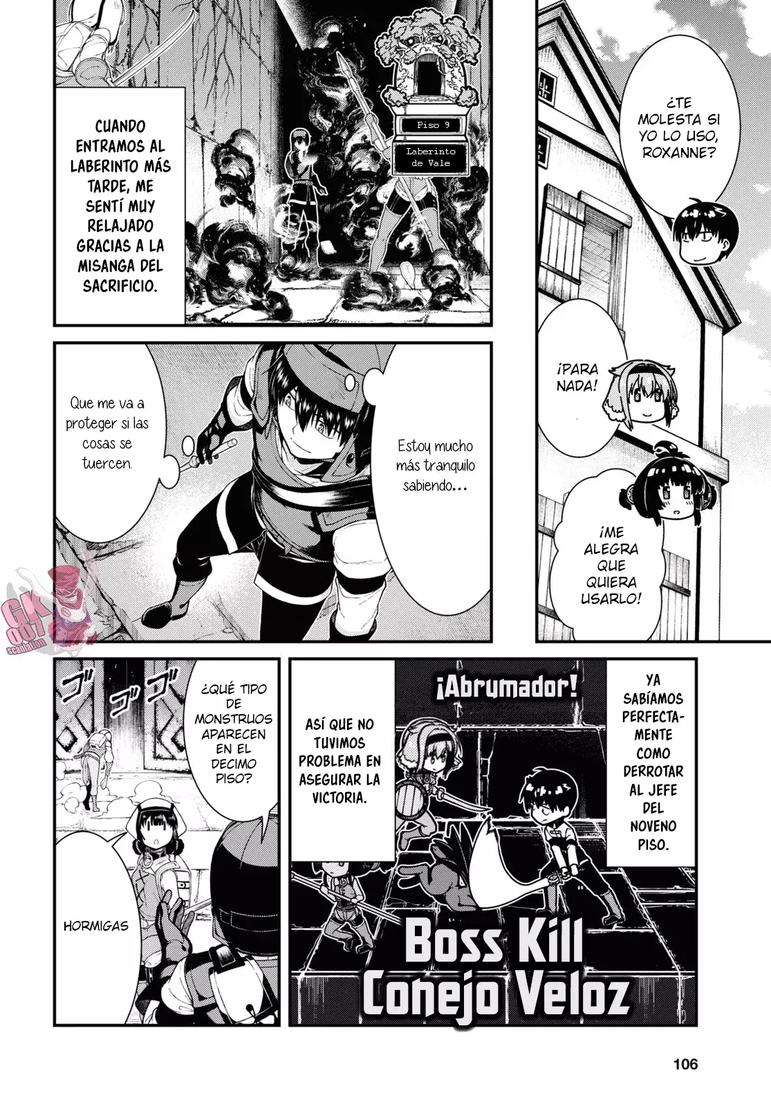 Isekai Meikyuu de Dorei Harem wo Capitulo 24.2 página 4
