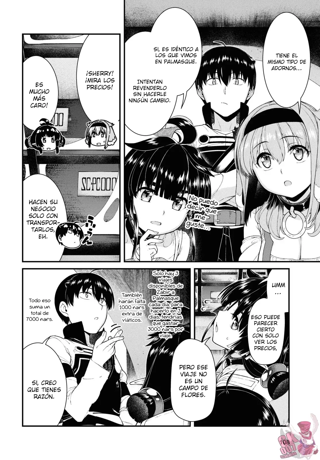 Isekai Meikyuu de Dorei Harem wo Capitulo 24.2 página 6