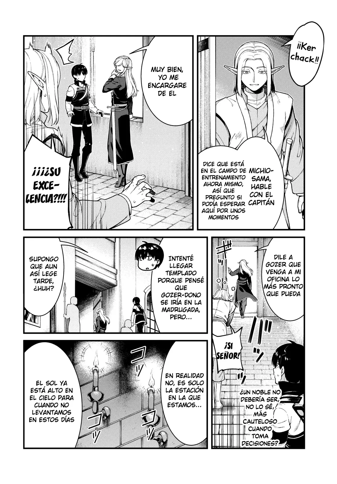 Isekai Meikyuu de Dorei Harem wo Capitulo 24.3 página 4