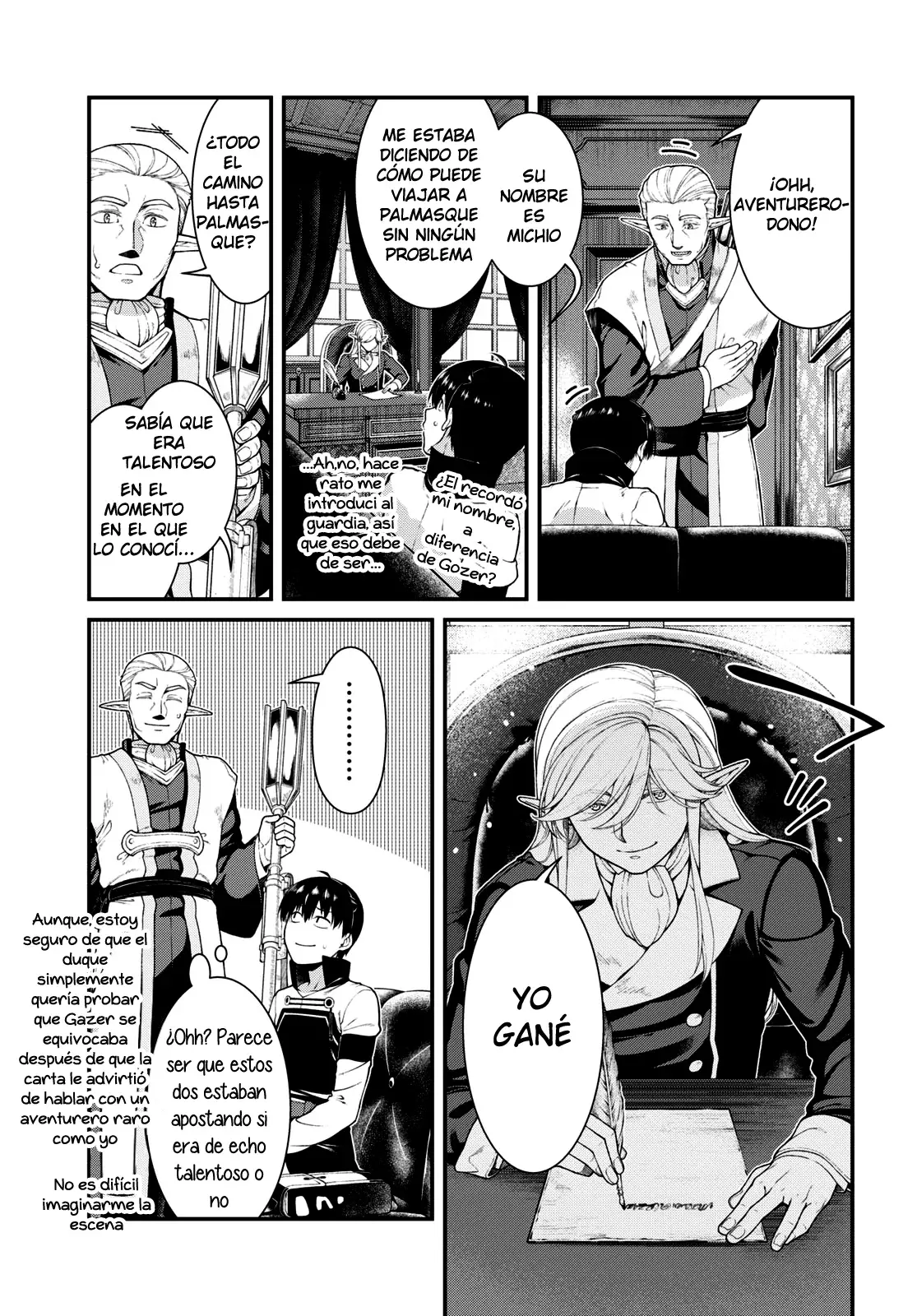 Isekai Meikyuu de Dorei Harem wo Capitulo 24.3 página 7