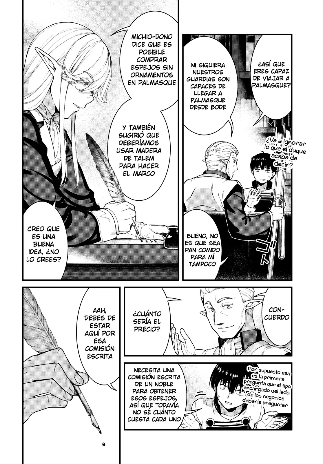 Isekai Meikyuu de Dorei Harem wo Capitulo 24.3 página 8