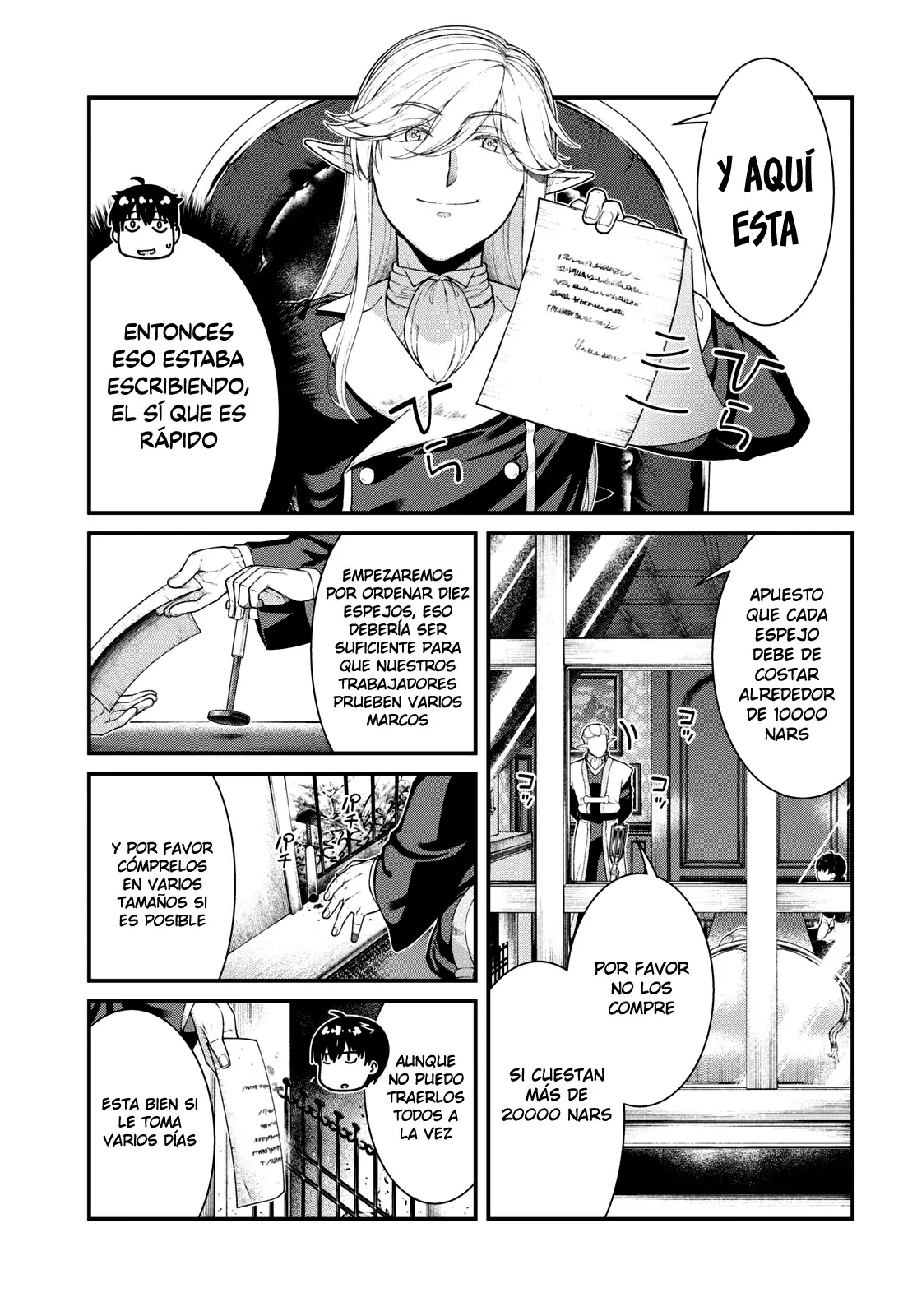 Isekai Meikyuu de Dorei Harem wo Capitulo 24.3 página 9