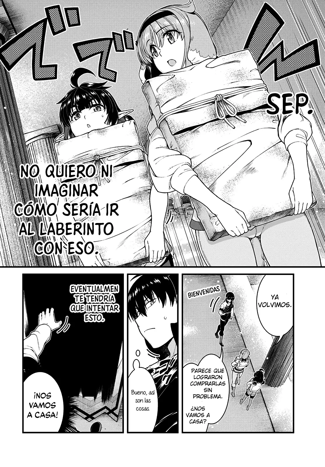 Isekai Meikyuu de Dorei Harem wo Capitulo 24.4 página 10