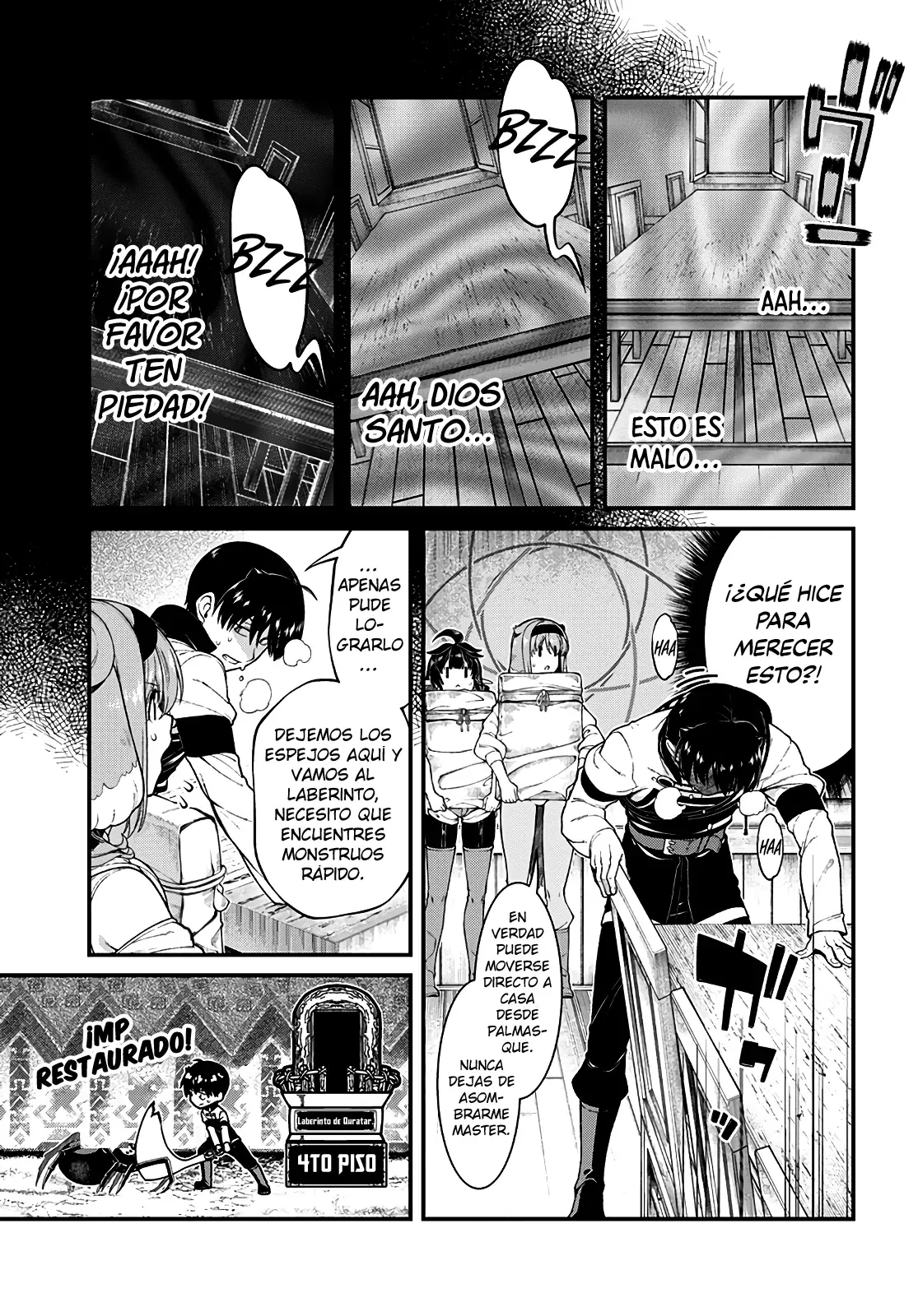Isekai Meikyuu de Dorei Harem wo Capitulo 24.4 página 11