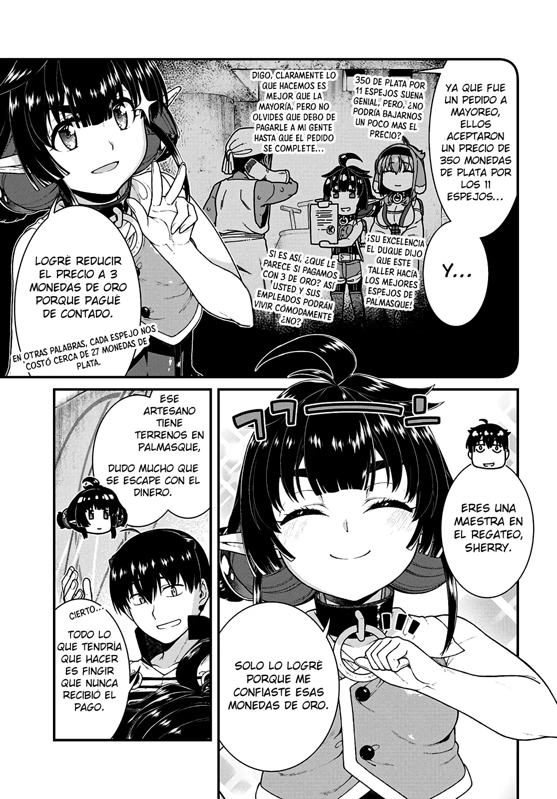 Isekai Meikyuu de Dorei Harem wo Capitulo 24.4 página 13