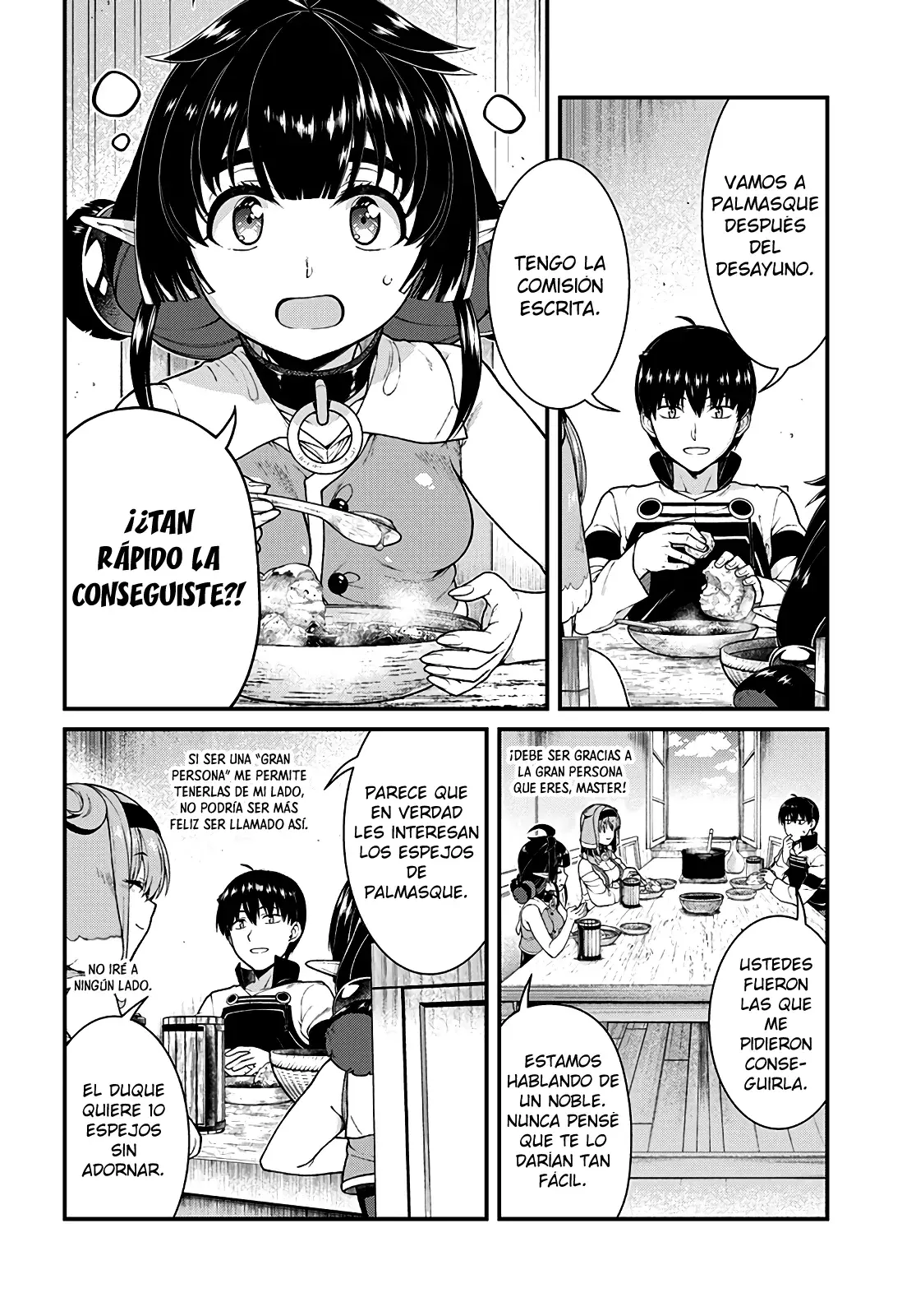 Isekai Meikyuu de Dorei Harem wo Capitulo 24.4 página 6