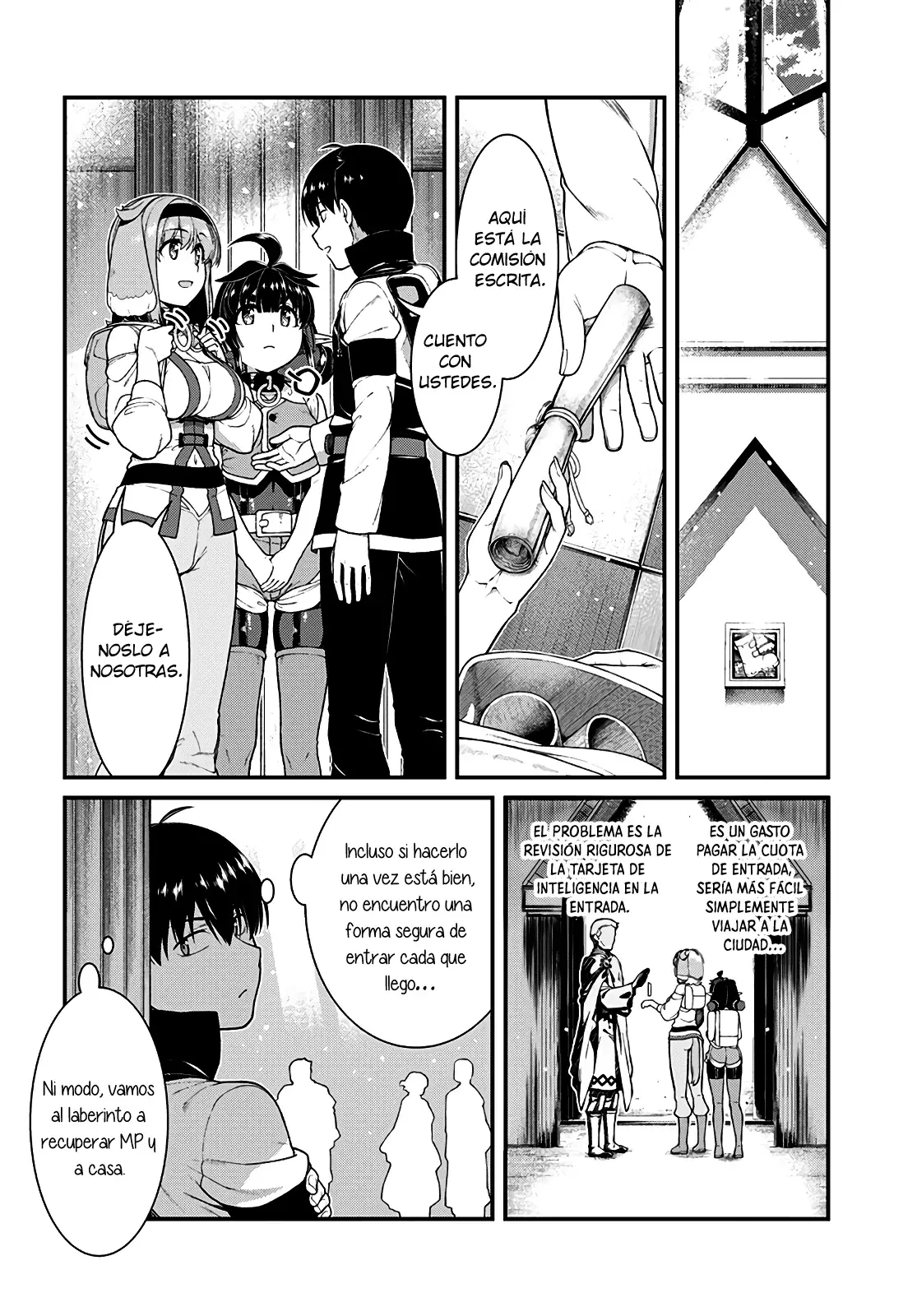 Isekai Meikyuu de Dorei Harem wo Capitulo 24.4 página 8