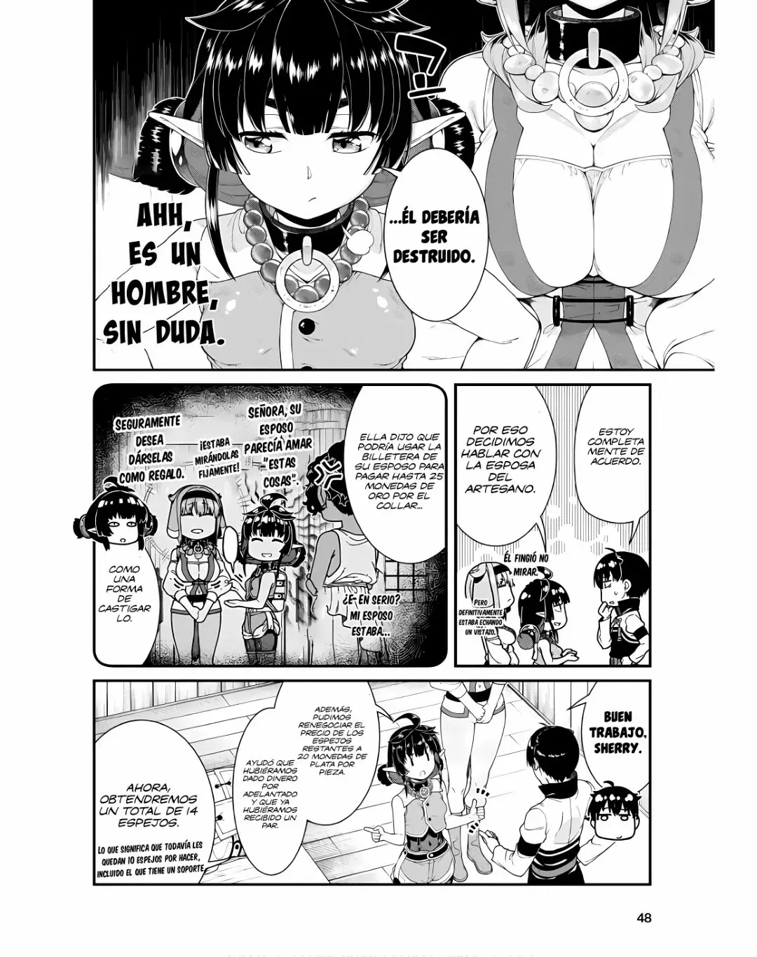 Isekai Meikyuu de Dorei Harem wo Capitulo 24.6 página 13
