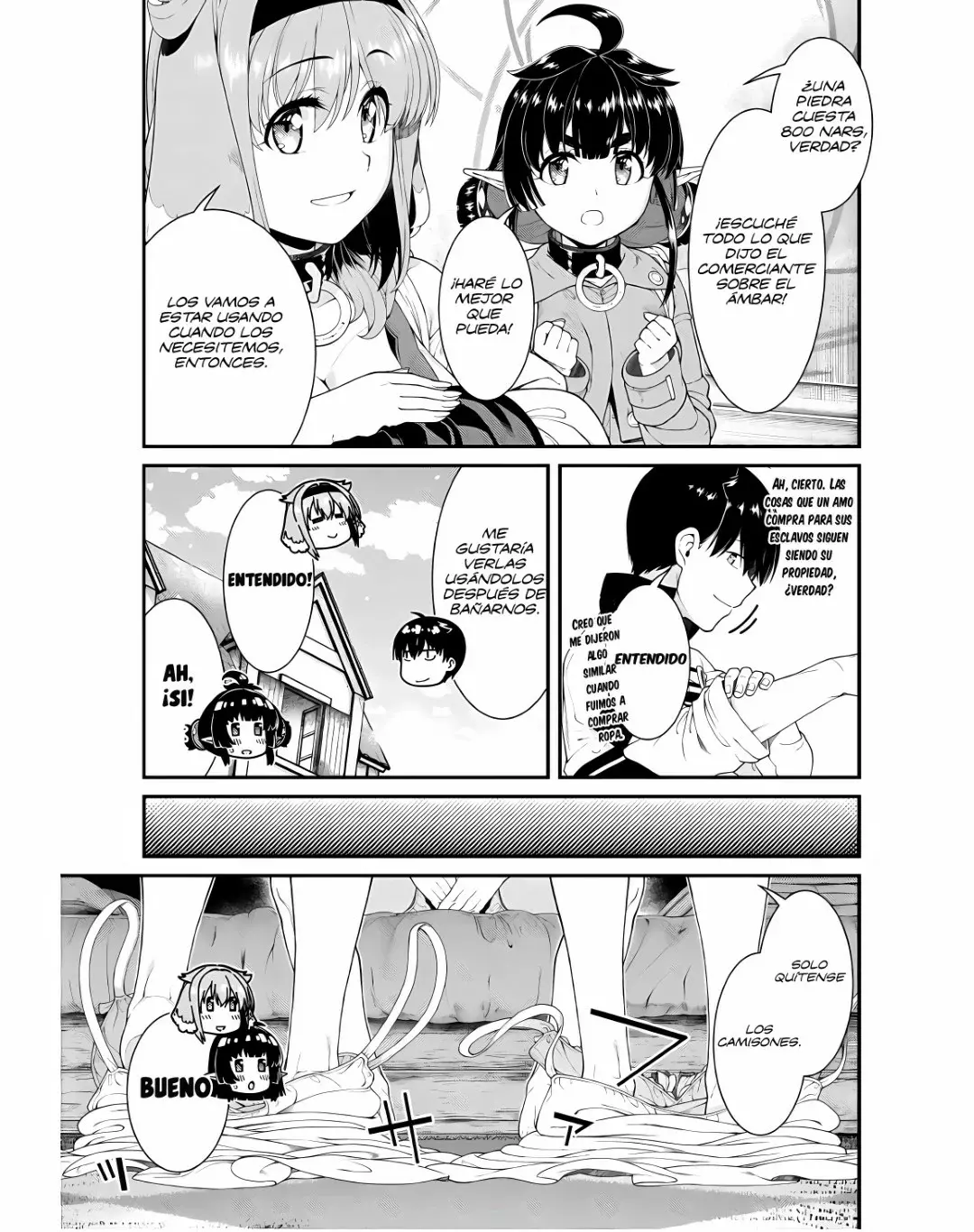 Isekai Meikyuu de Dorei Harem wo Capitulo 24.6 página 8