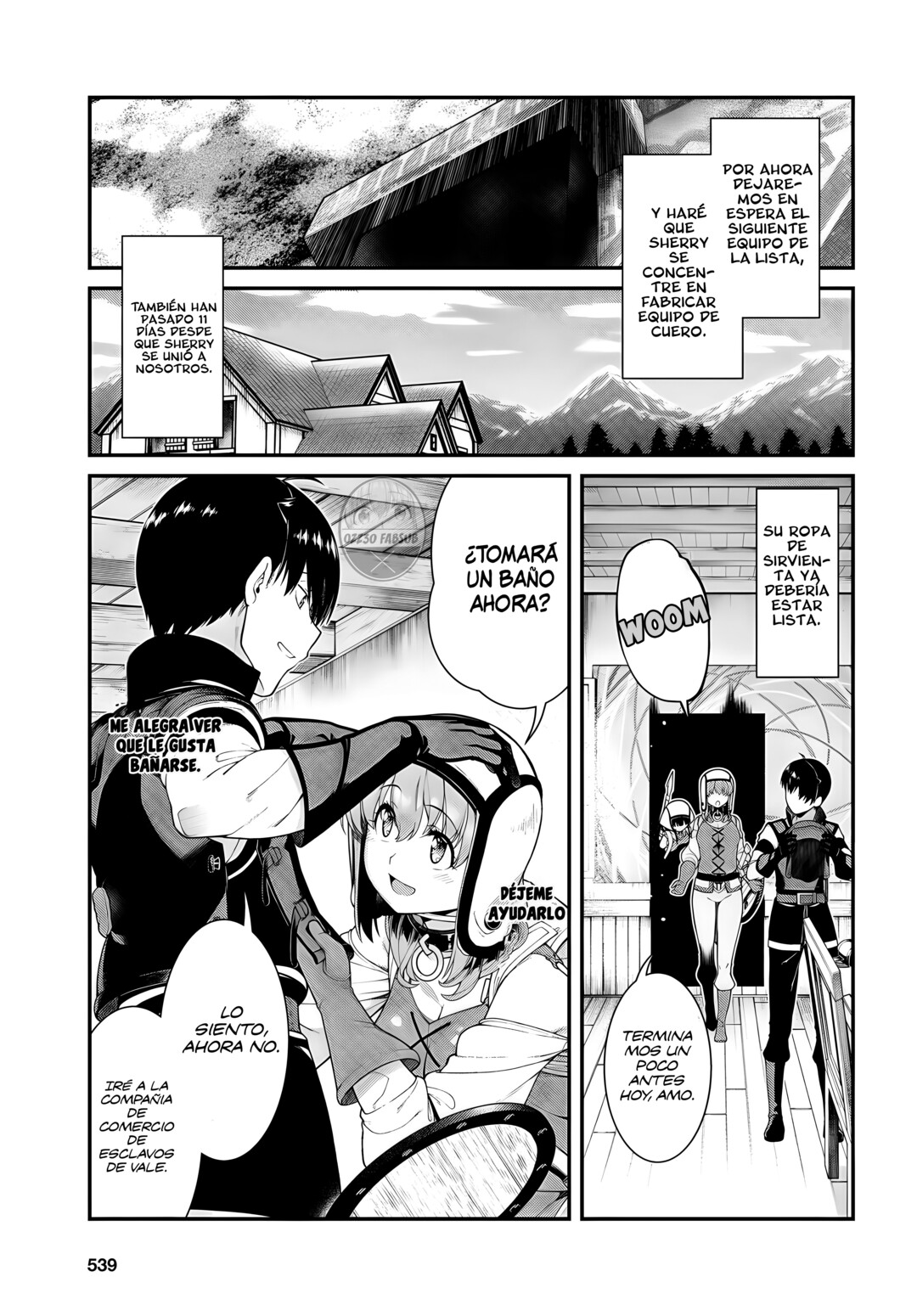 Isekai Meikyuu de Dorei Harem wo Capitulo 24 página 12
