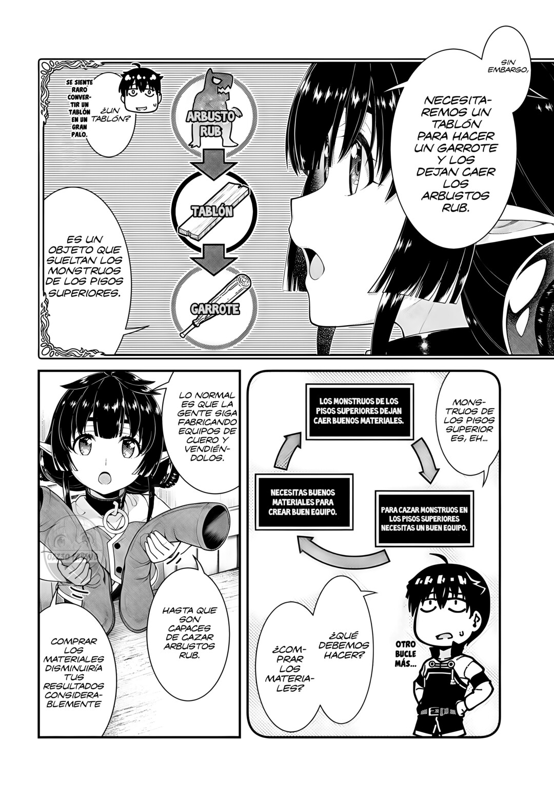 Isekai Meikyuu de Dorei Harem wo Capitulo 24 página 9