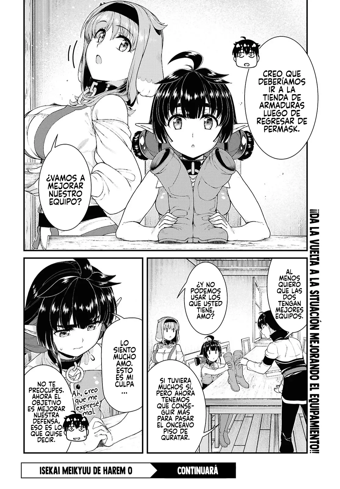 Isekai Meikyuu de Dorei Harem wo Capitulo 25.1 página 17