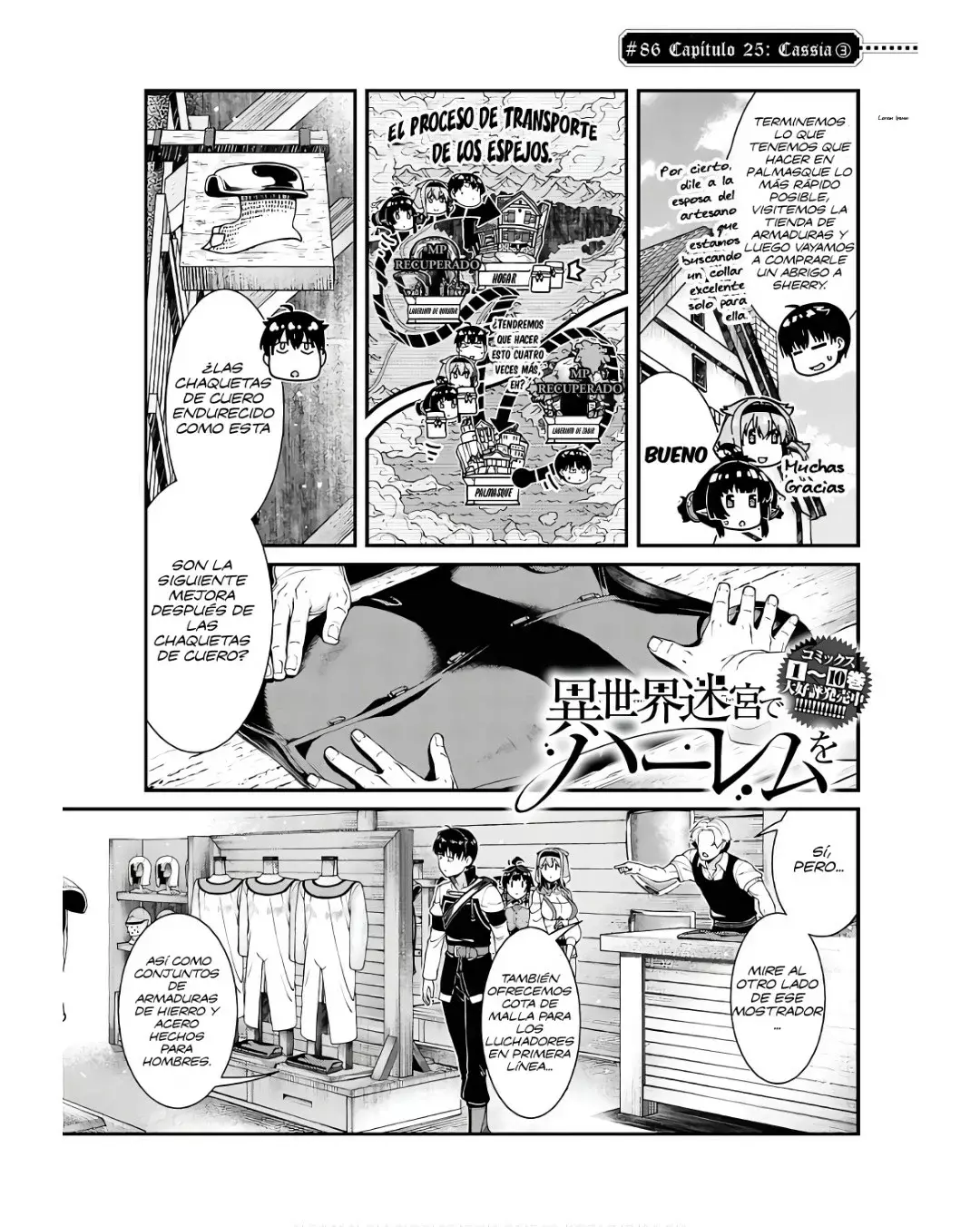Isekai Meikyuu de Dorei Harem wo Capitulo 25.2 página 2
