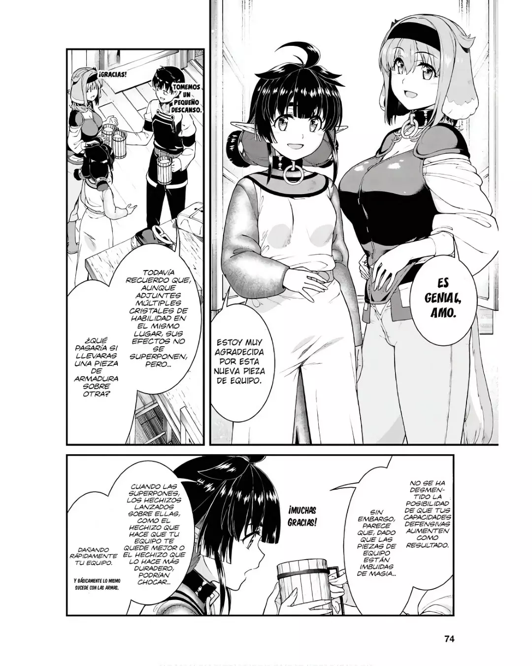 Isekai Meikyuu de Dorei Harem wo Capitulo 25.2 página 7