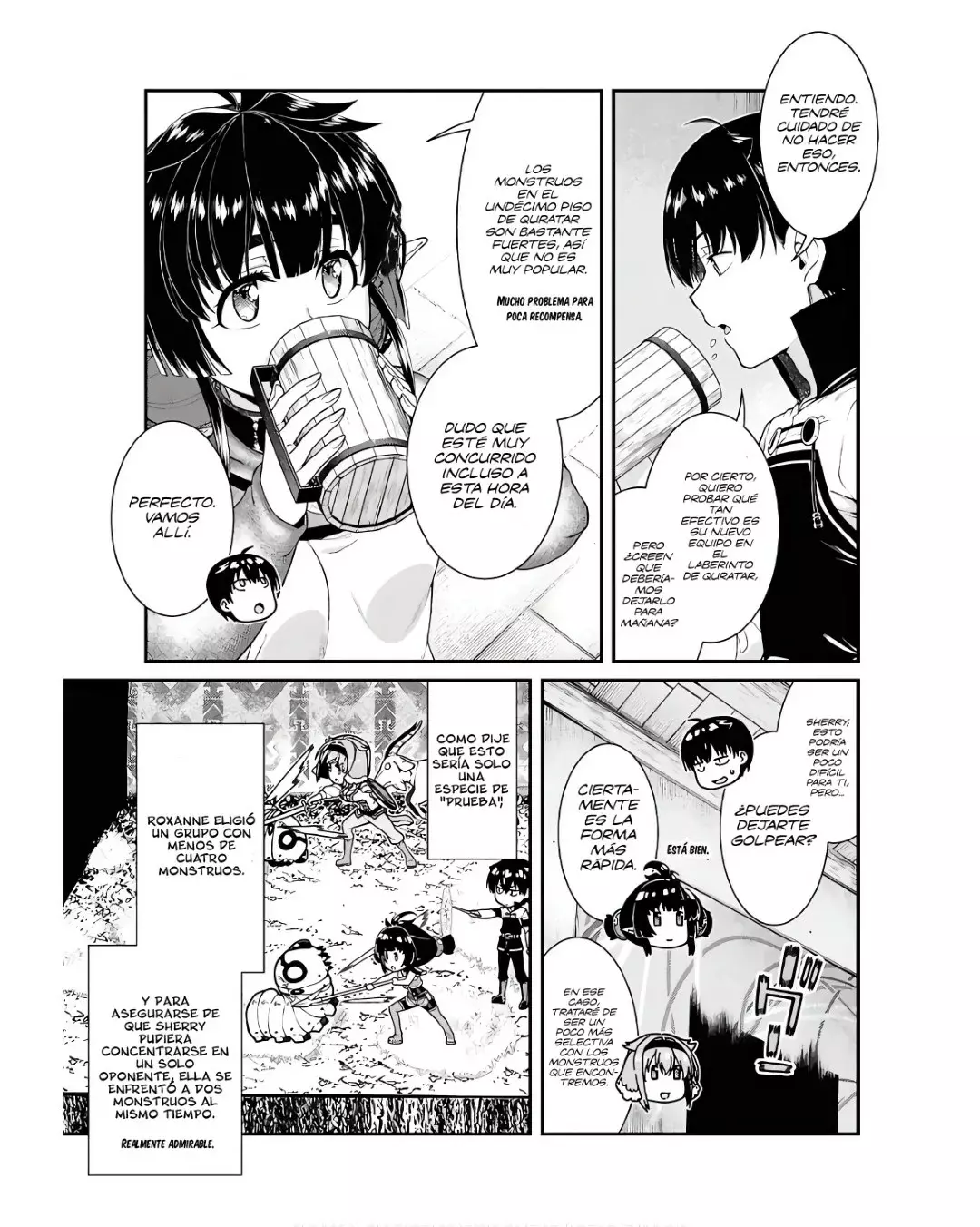 Isekai Meikyuu de Dorei Harem wo Capitulo 25.2 página 8