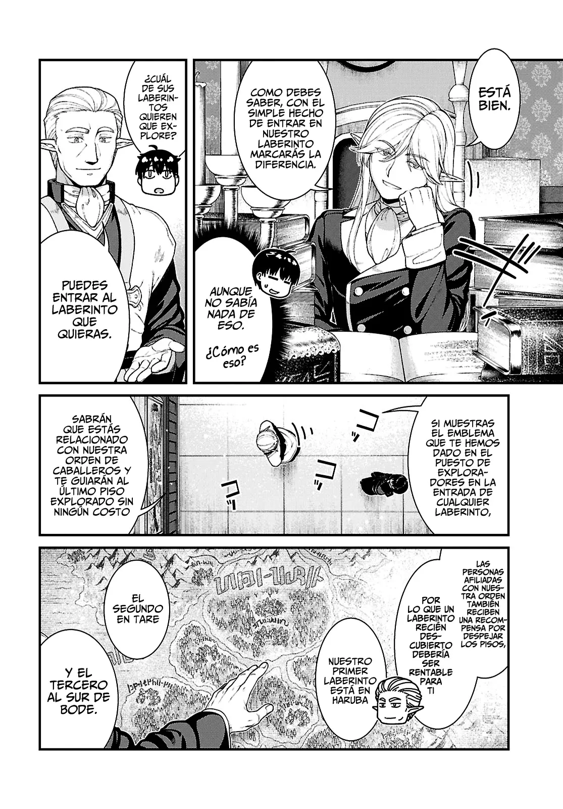 Isekai Meikyuu de Dorei Harem wo Capitulo 25.4 página 3