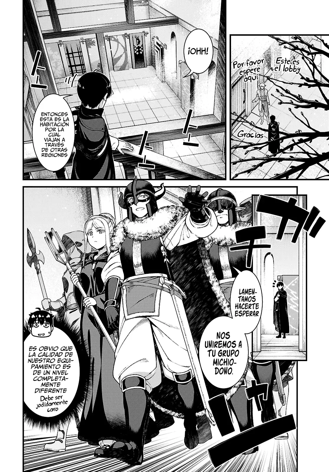 Isekai Meikyuu de Dorei Harem wo Capitulo 25.4 página 5
