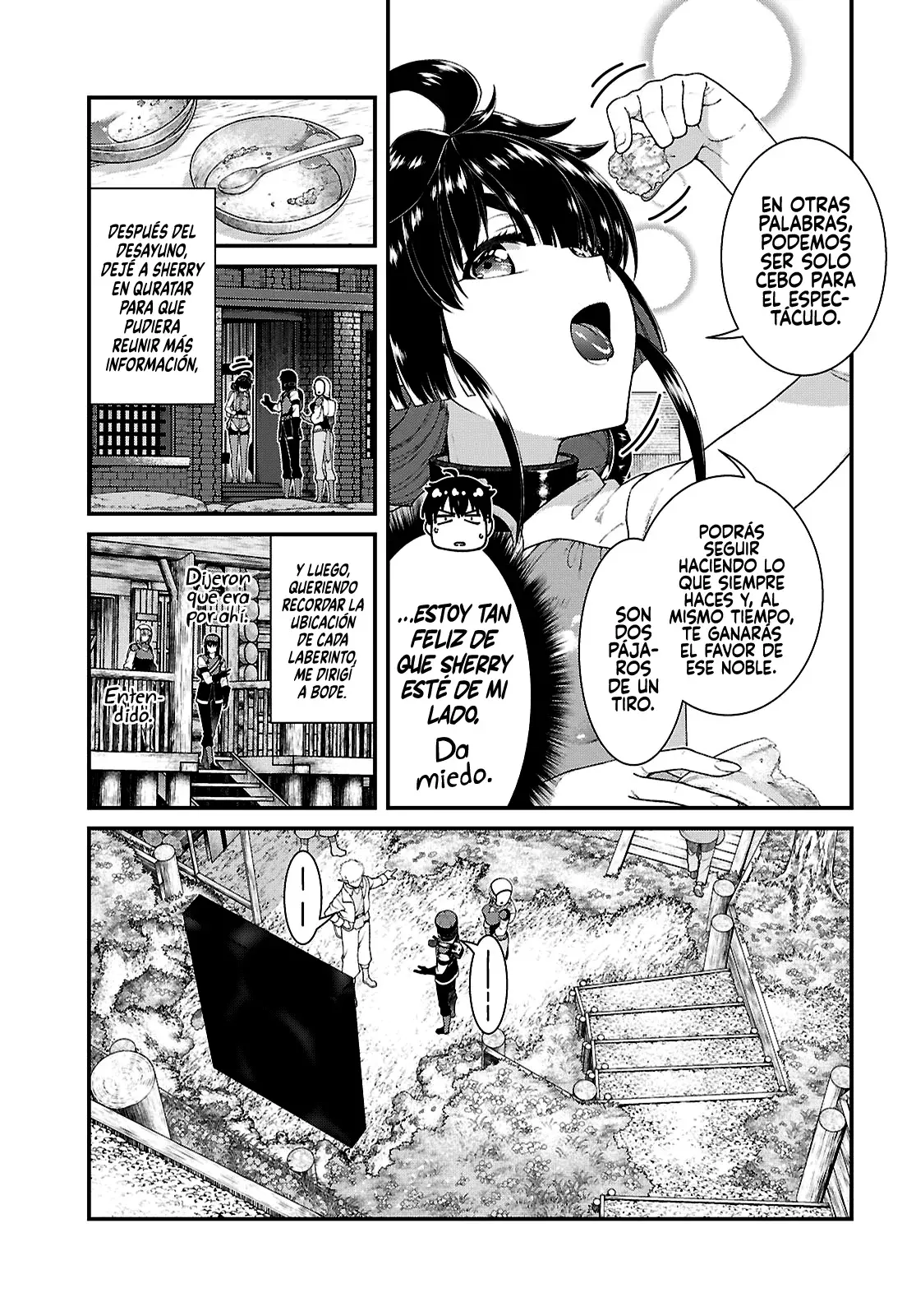 Isekai Meikyuu de Dorei Harem wo Capitulo 26.1 página 5