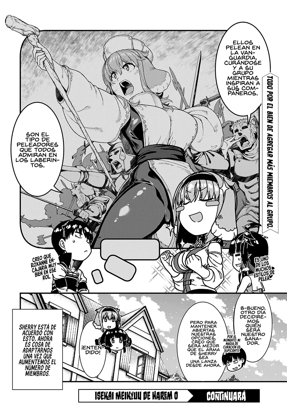 Isekai Meikyuu de Dorei Harem wo Capitulo 26.3 página 11