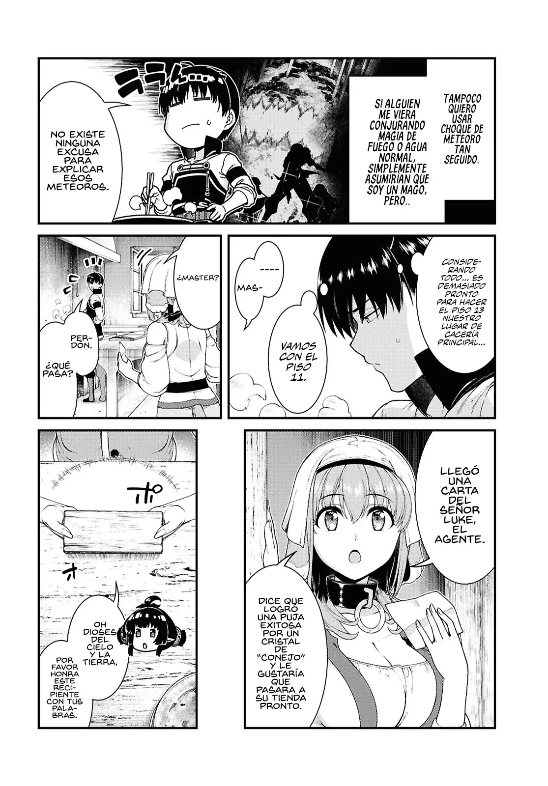 Isekai Meikyuu de Dorei Harem wo Capitulo 26.3 página 3