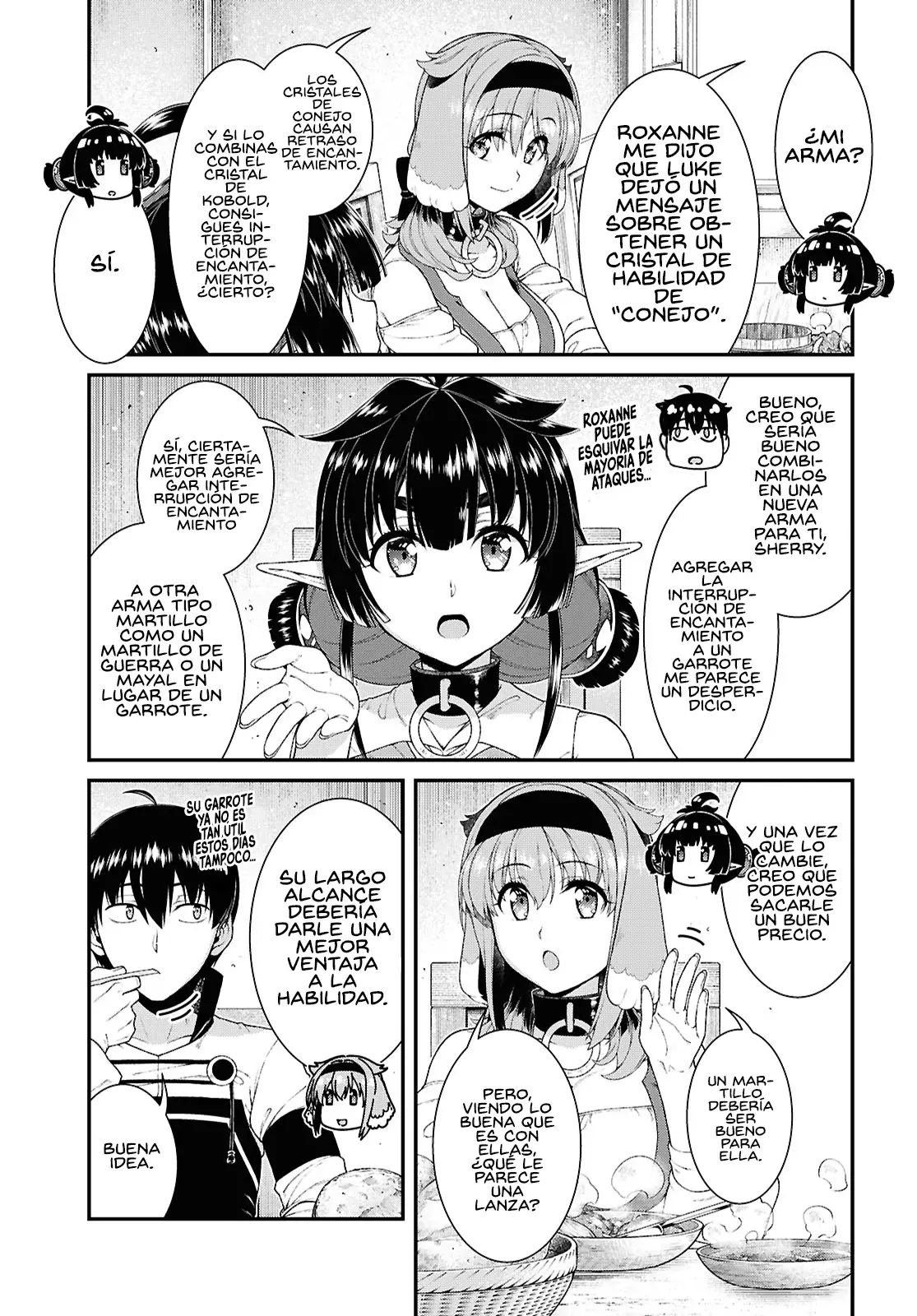 Isekai Meikyuu de Dorei Harem wo Capitulo 26.3 página 8
