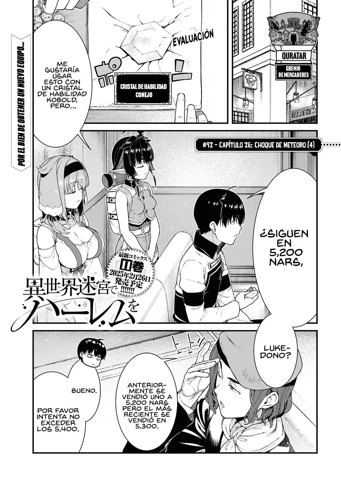 Isekai Meikyuu de Dorei Harem wo Capitulo 26.4 página 2