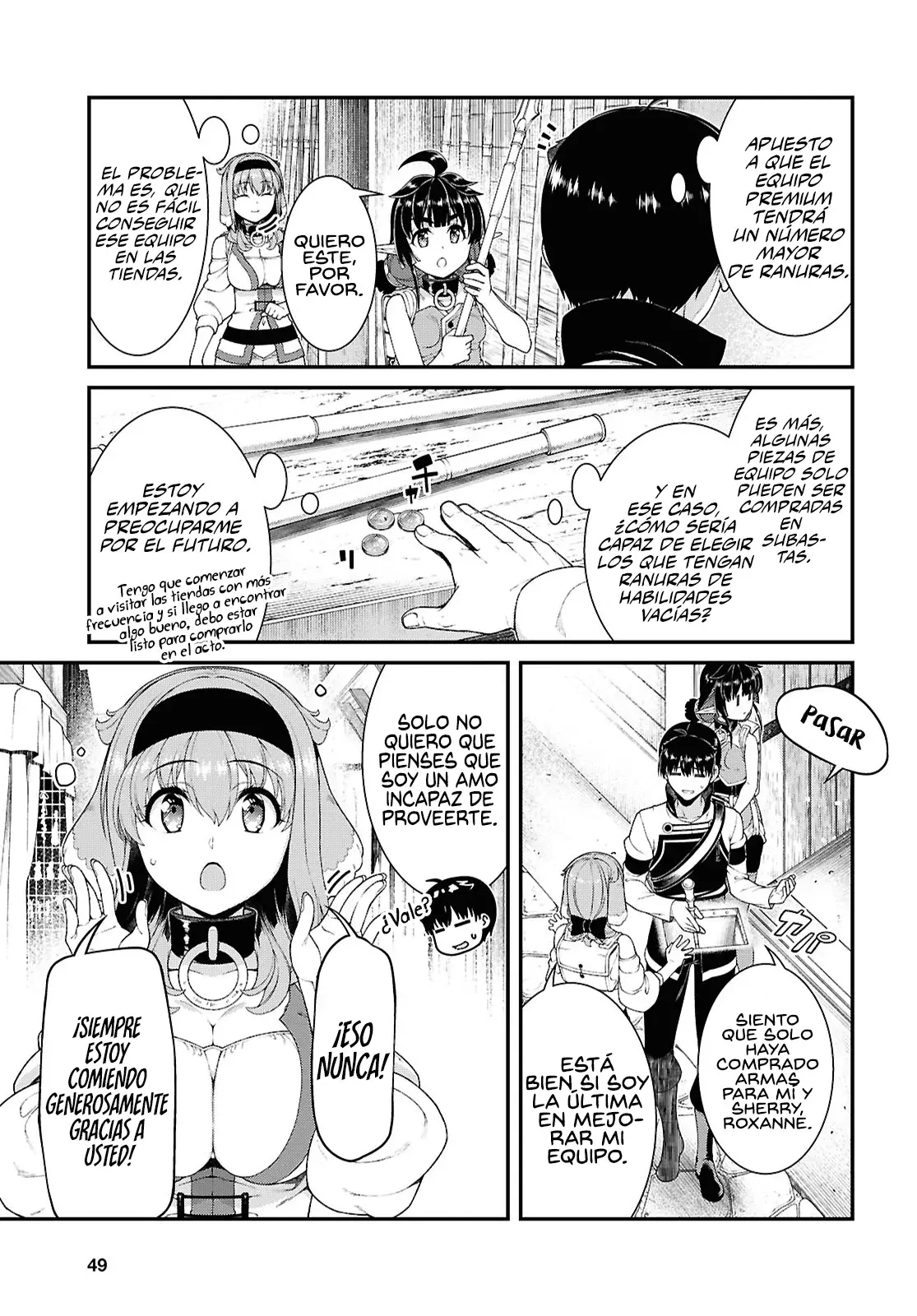 Isekai Meikyuu de Dorei Harem wo Capitulo 26.4 página 6