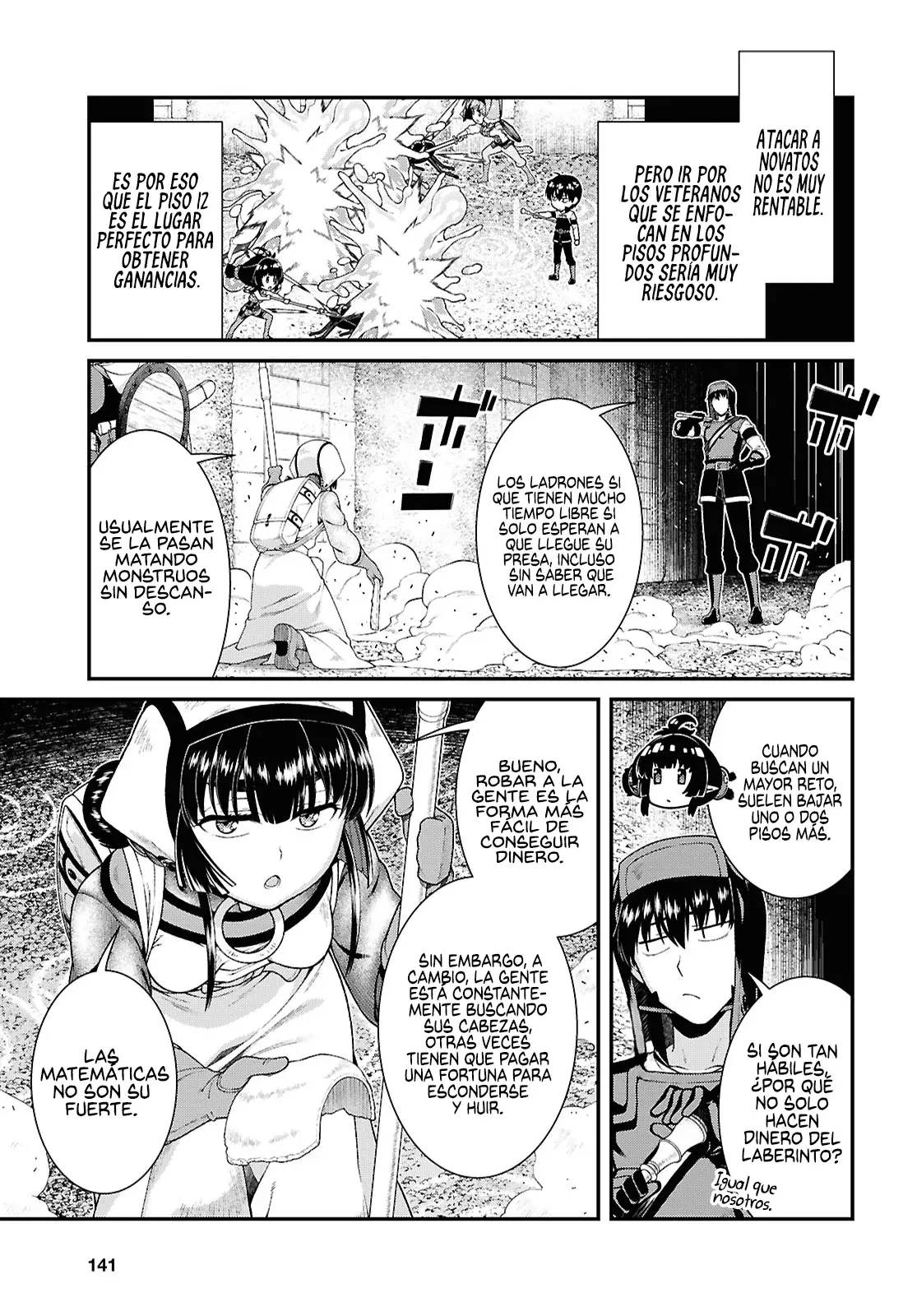 Isekai Meikyuu de Dorei Harem wo Capitulo 27.1 página 8
