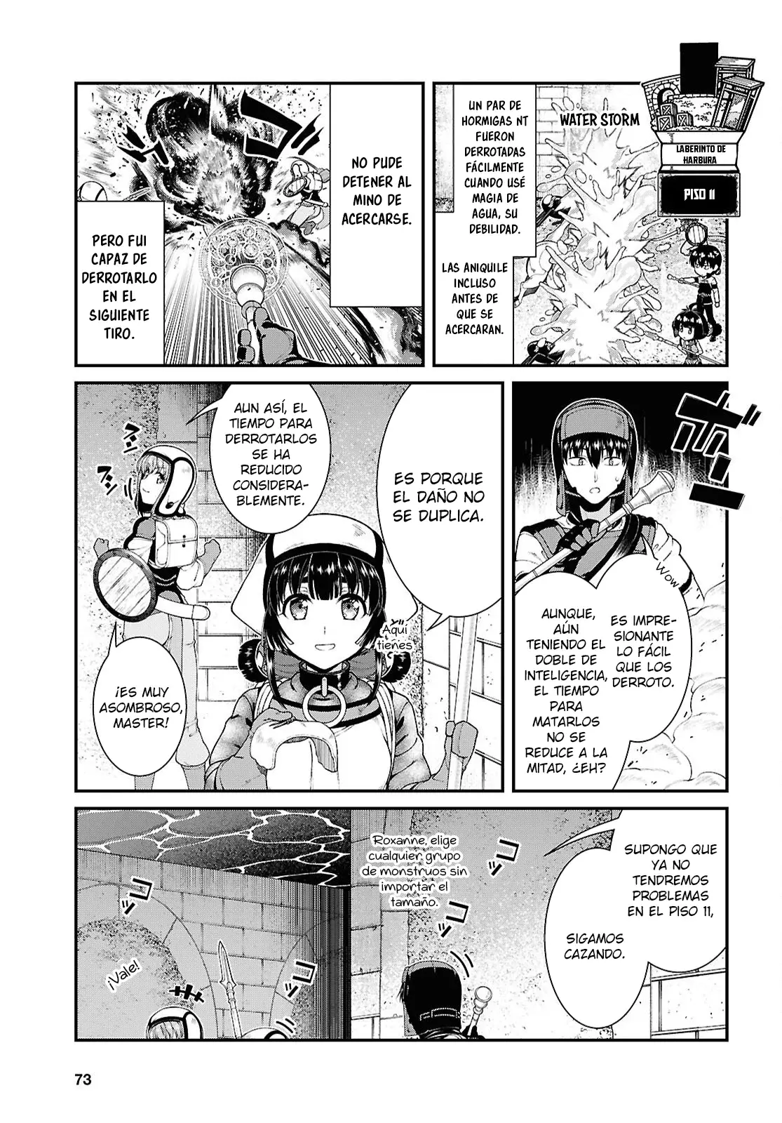 Isekai Meikyuu de Dorei Harem wo Capitulo 27.2 página 12