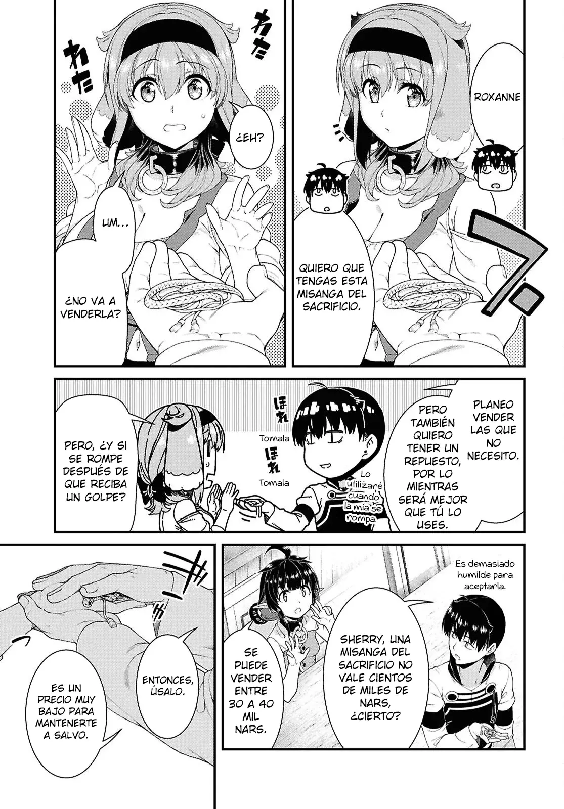 Isekai Meikyuu de Dorei Harem wo Capitulo 27.2 página 6