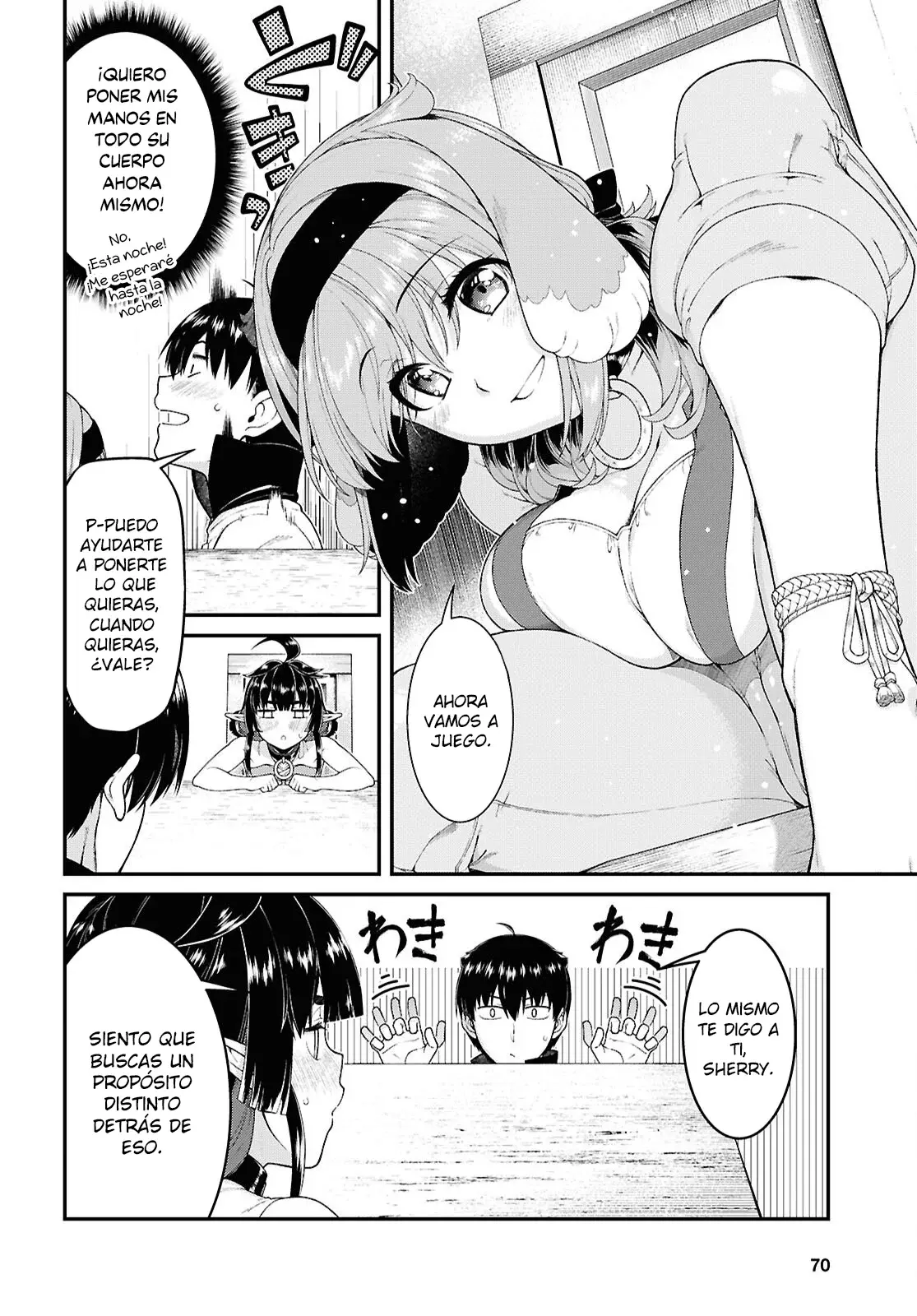 Isekai Meikyuu de Dorei Harem wo Capitulo 27.2 página 9
