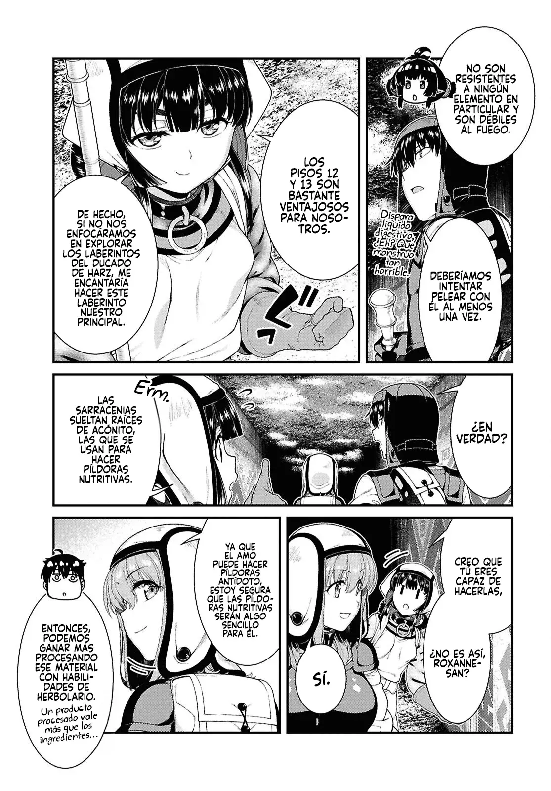 Isekai Meikyuu de Dorei Harem wo Capitulo 27.4 página 17