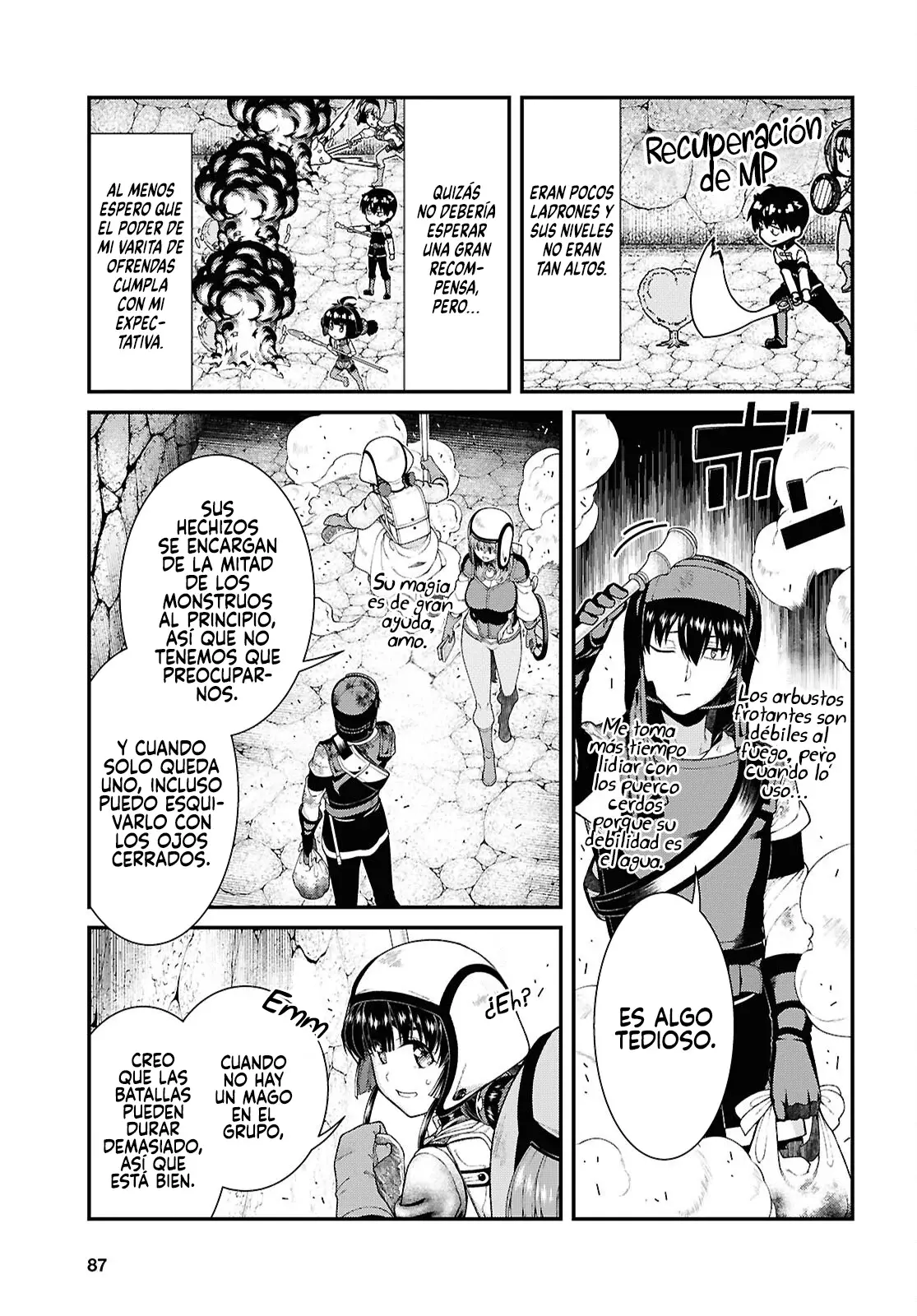 Isekai Meikyuu de Dorei Harem wo Capitulo 27.4 página 7