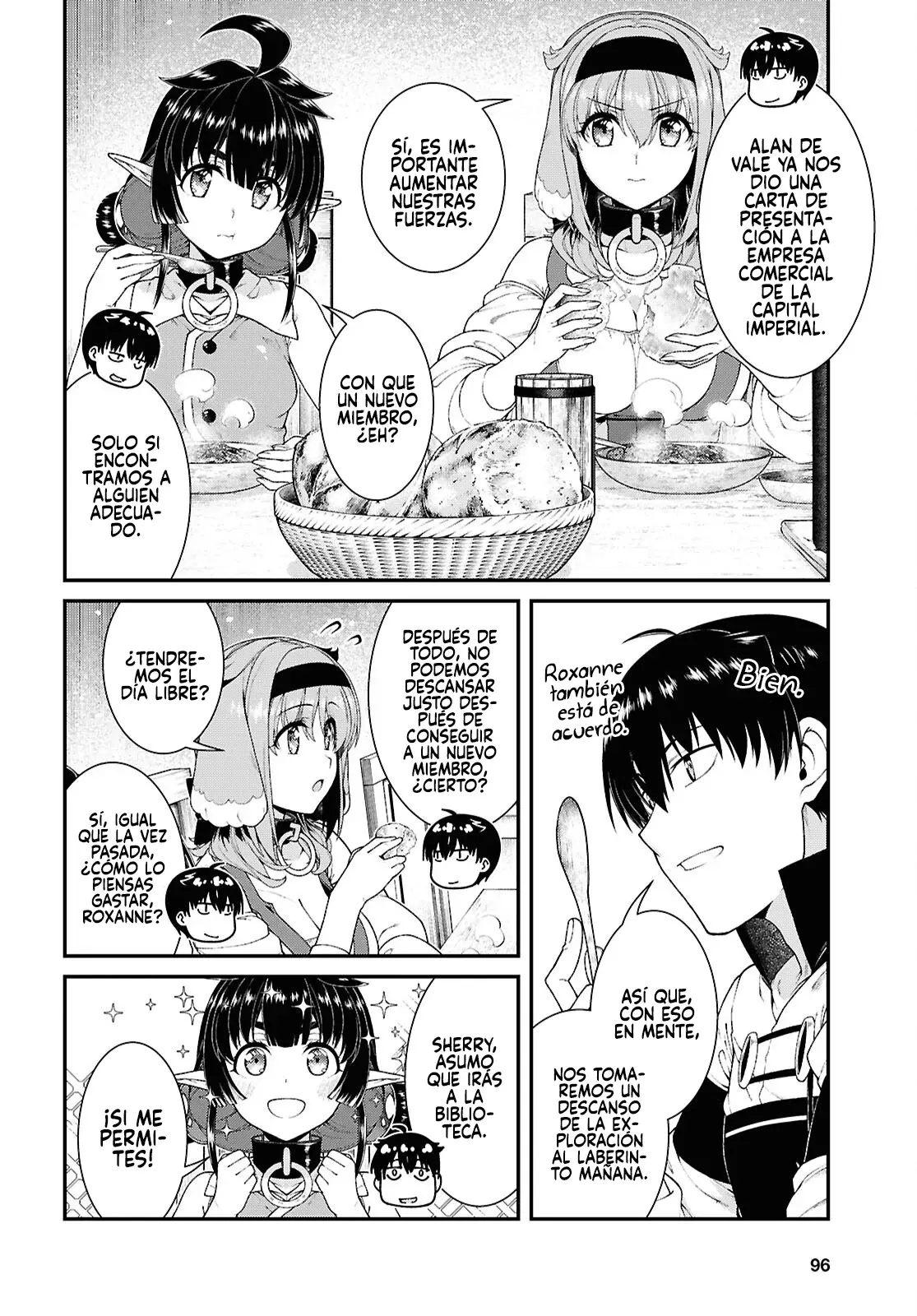 Isekai Meikyuu de Dorei Harem wo Capitulo 28.1 página 12
