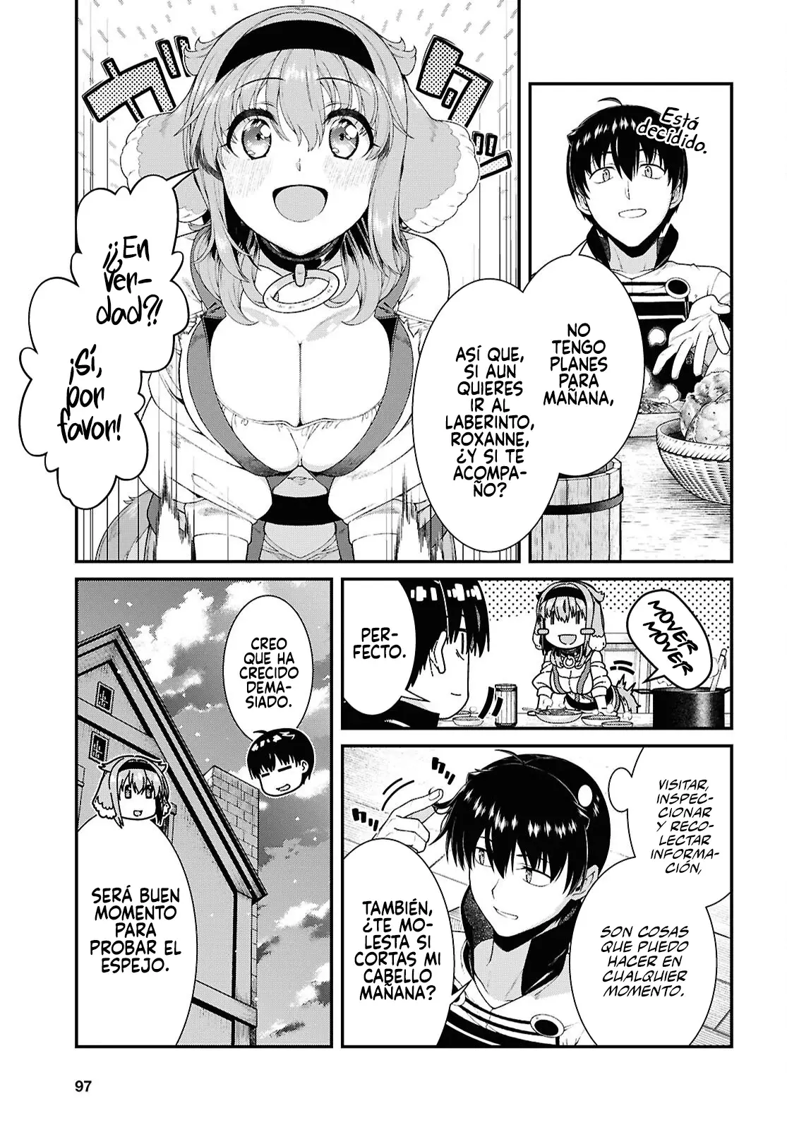 Isekai Meikyuu de Dorei Harem wo Capitulo 28.1 página 13