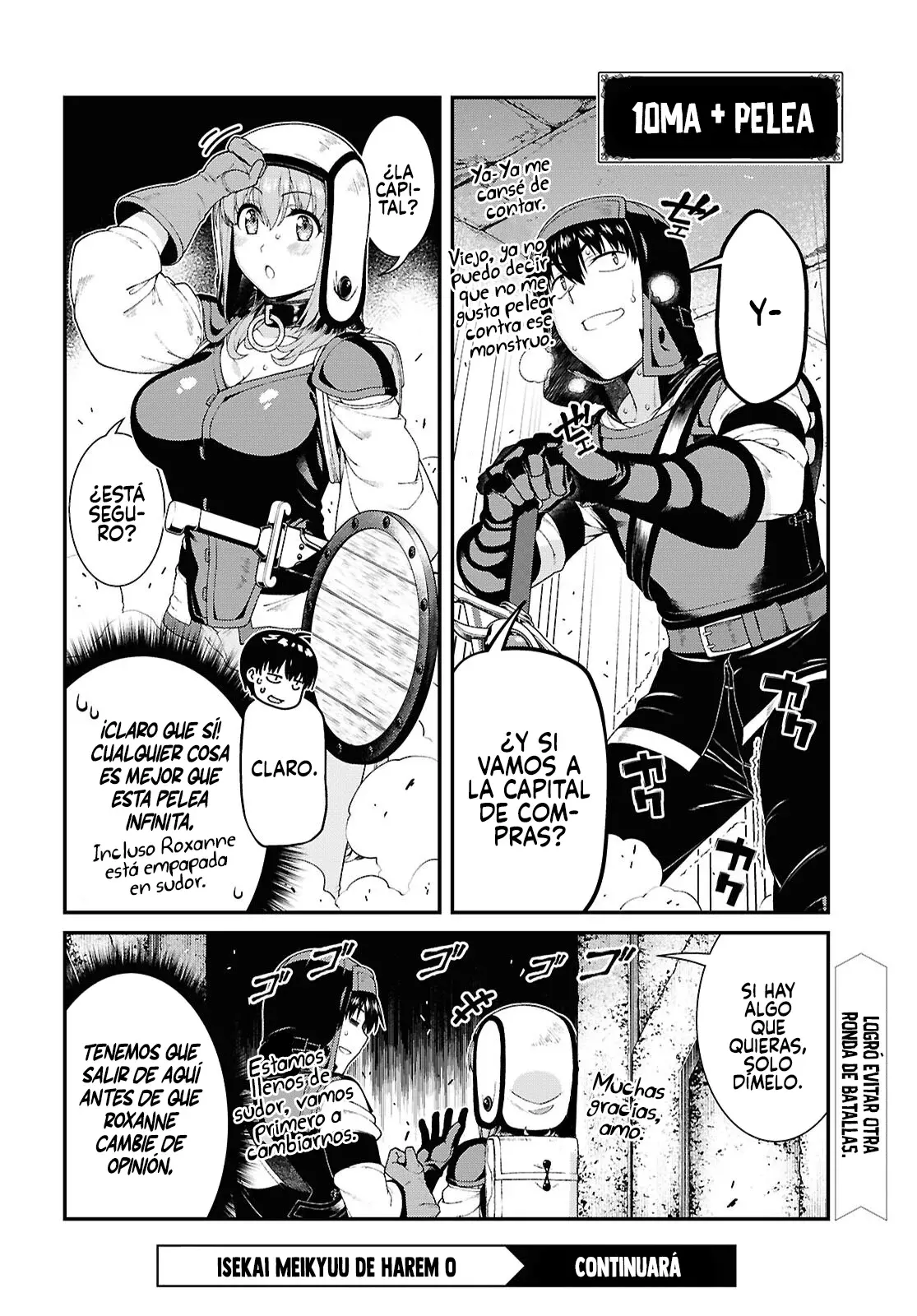 Isekai Meikyuu de Dorei Harem wo Capitulo 28.1 página 18
